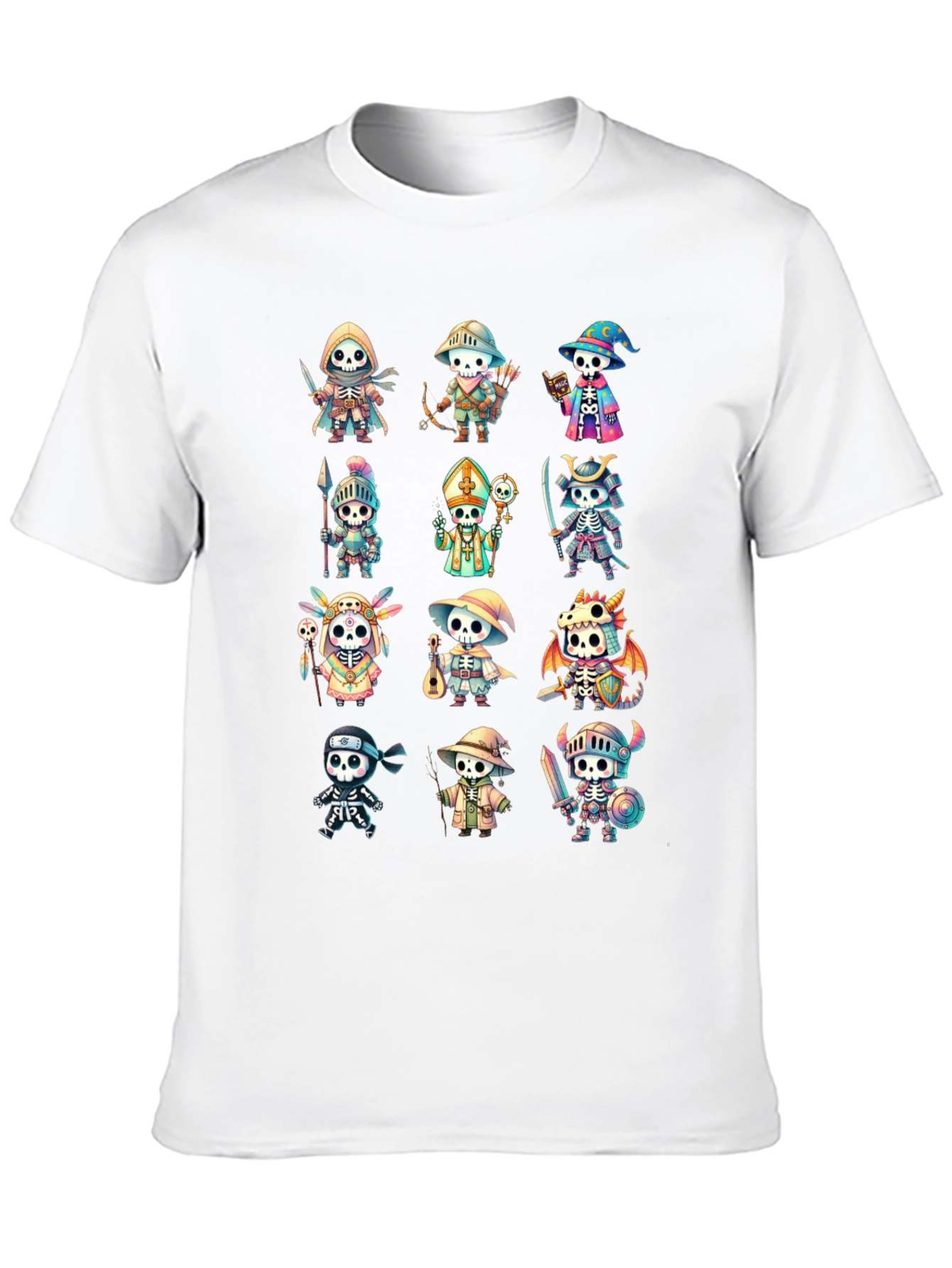 Cartoon Skeleton T-Shirt
