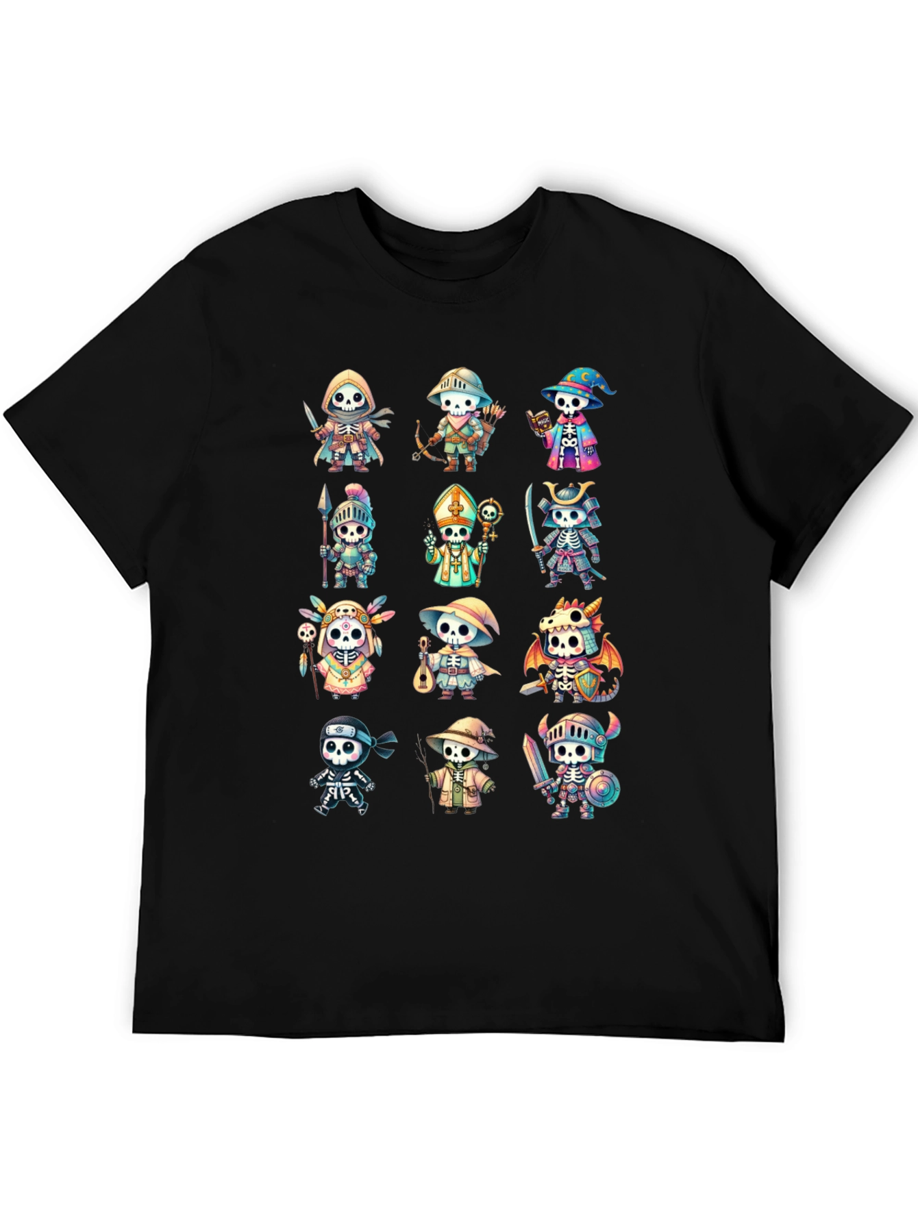 Cartoon Skeleton T-Shirt