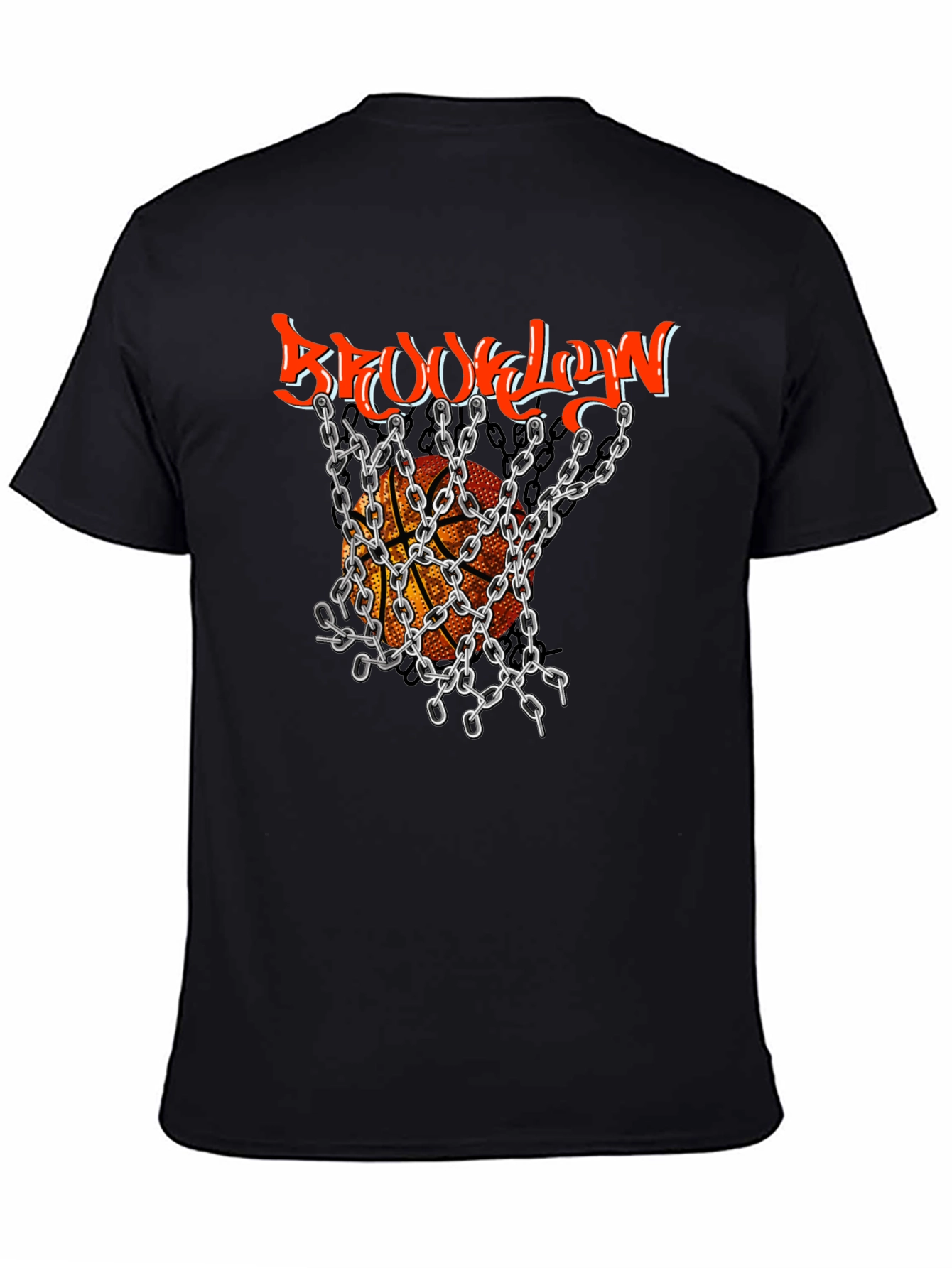 Brooklyn Basketball Graphic Tee - Stylish Mens T-Shirt