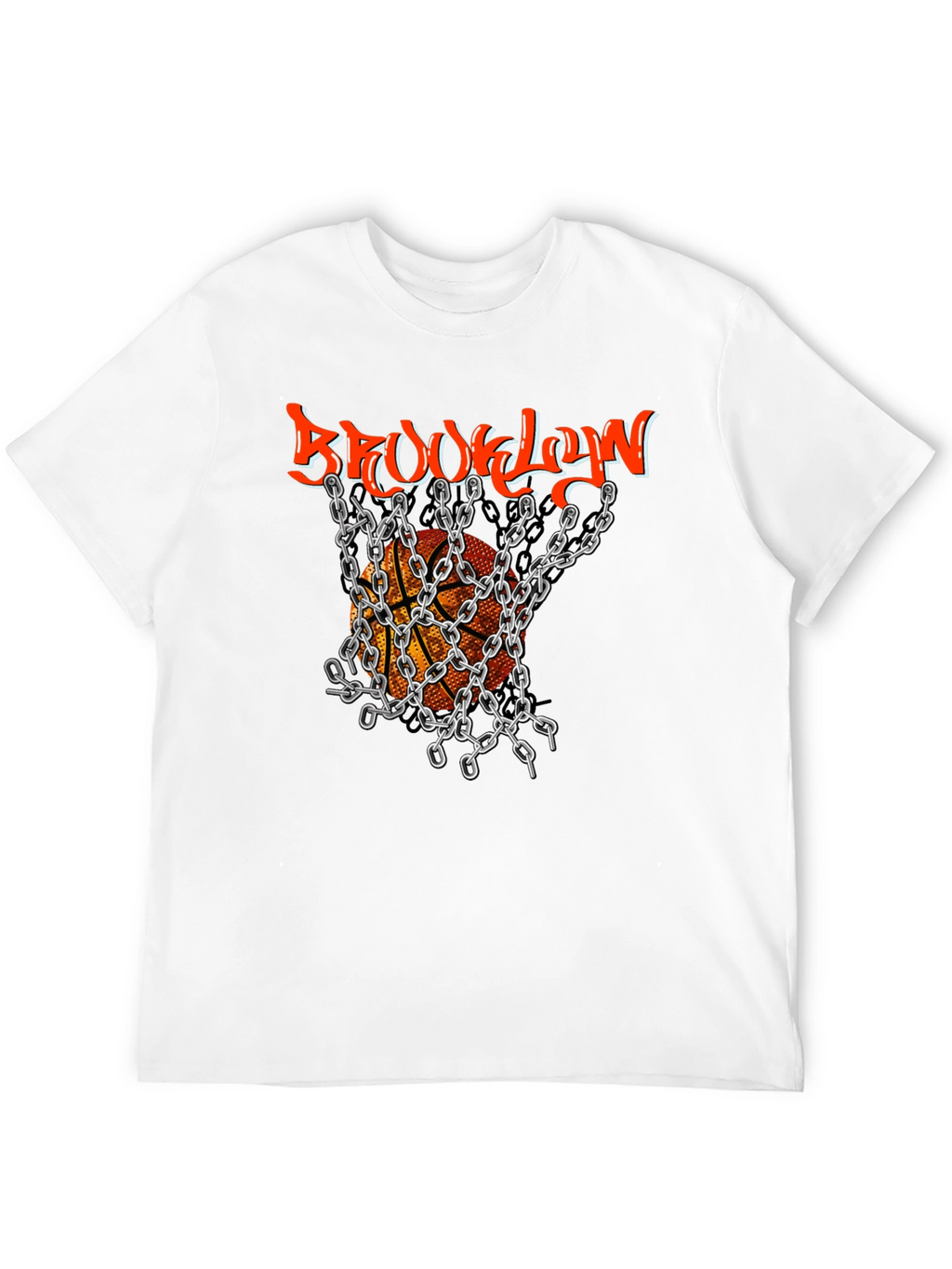 Brooklyn Basketball Graphic Tee - Stylish Mens T-Shirt