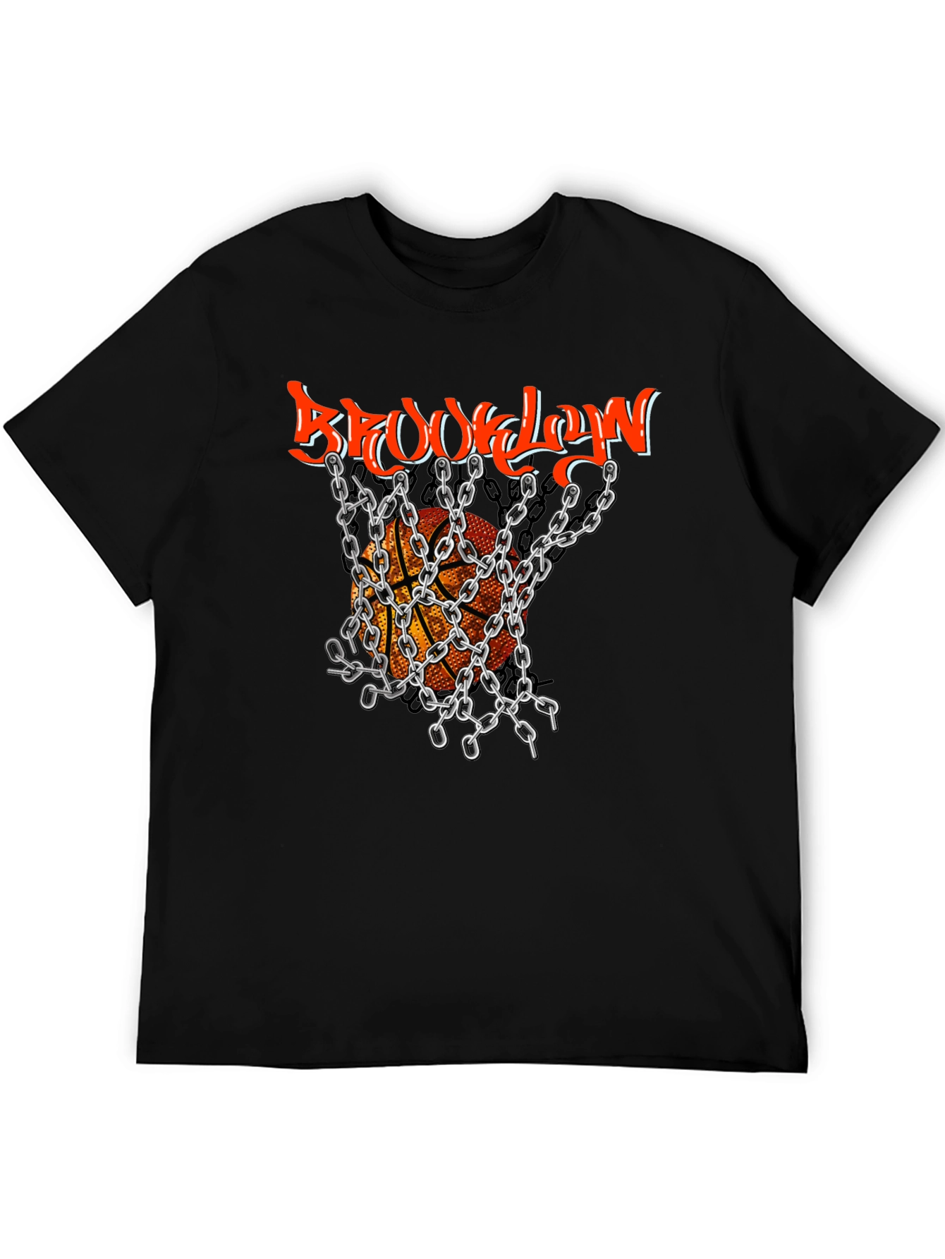 Brooklyn Basketball Graphic Tee - Stylish Mens T-Shirt