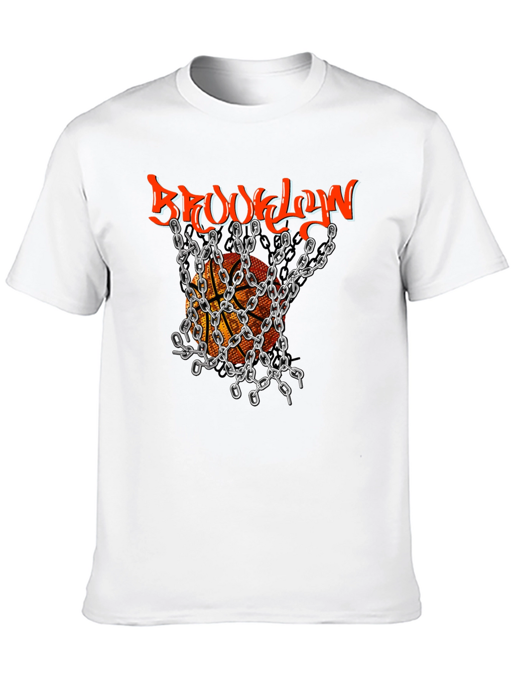 Brooklyn Basketball Graphic Tee - Stylish Mens T-Shirt