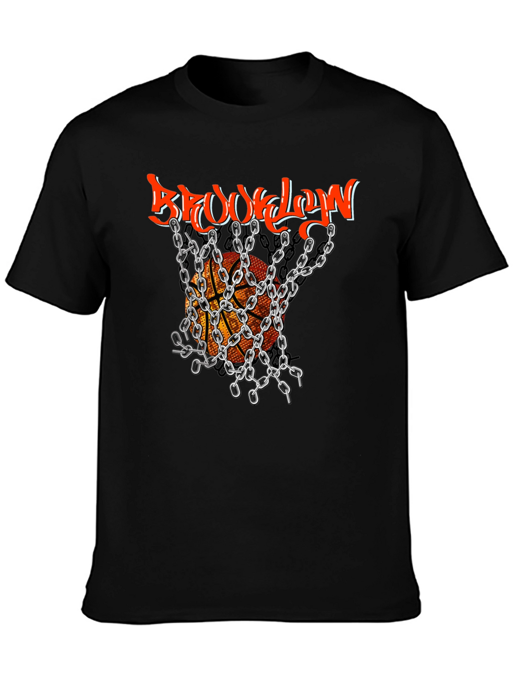 Brooklyn Basketball Graphic Tee - Stylish Mens T-Shirt