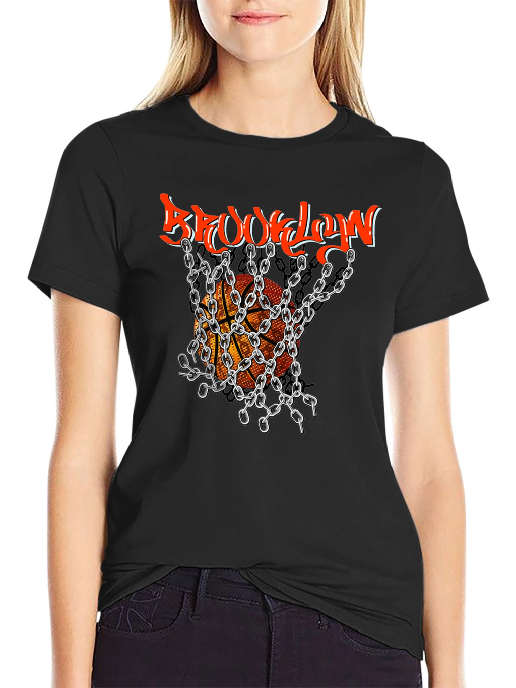 Brooklyn Basketball Graphic Tee - Stylish Mens T-Shirt