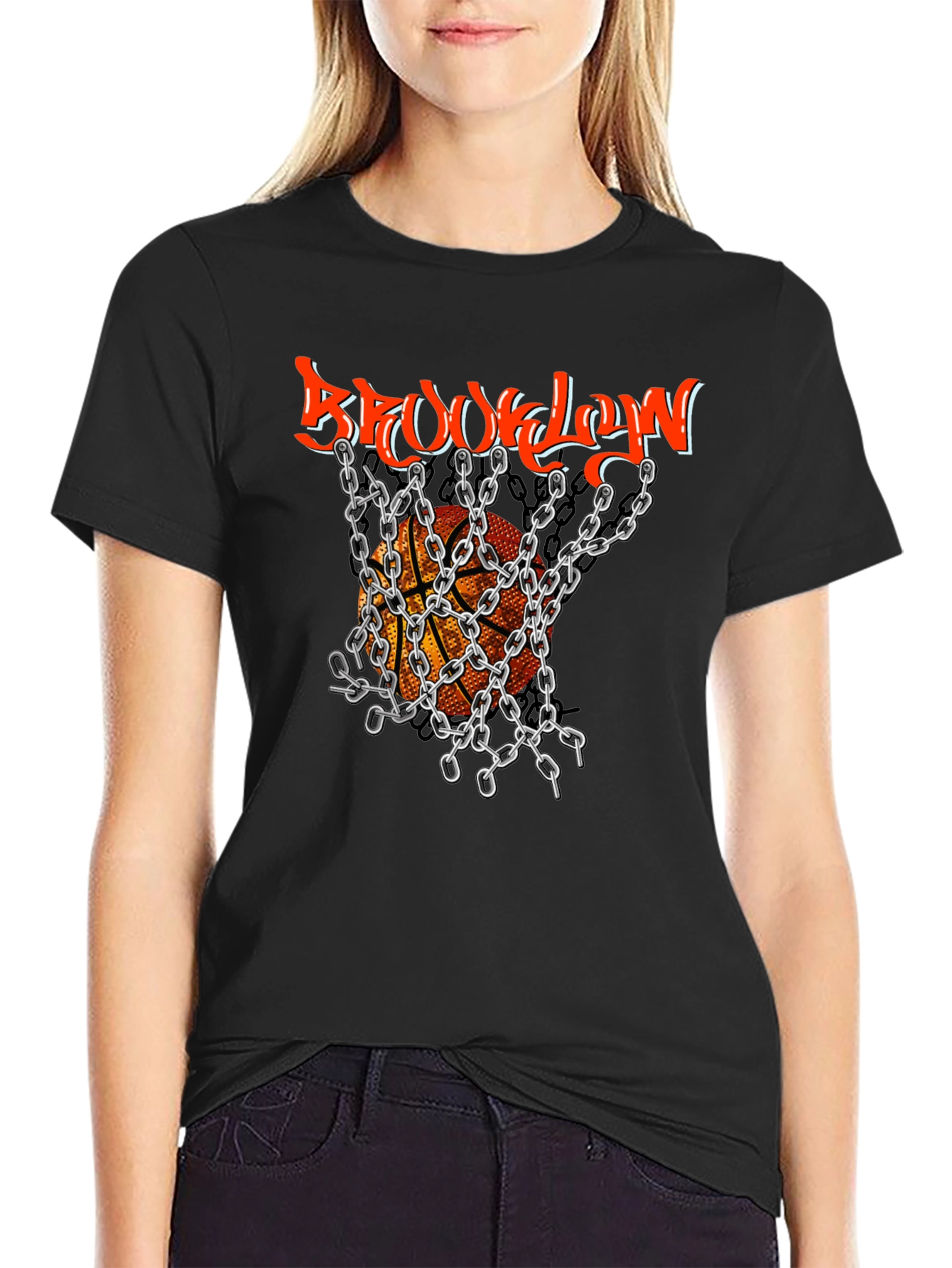 Brooklyn Basketball Graphic Tee - Stylish Mens T-Shirt