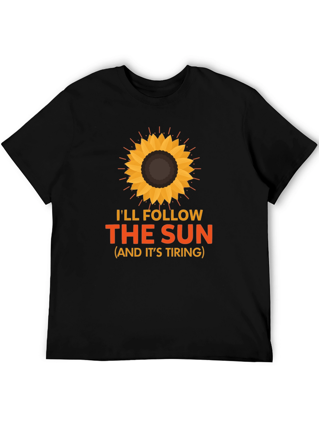 Ill Follow the Sun Graphic Tee - Black