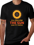 Ill Follow the Sun Graphic Tee - Black
