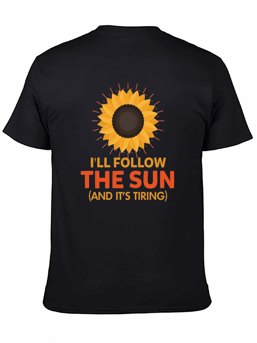 Ill Follow the Sun Graphic Tee - Black