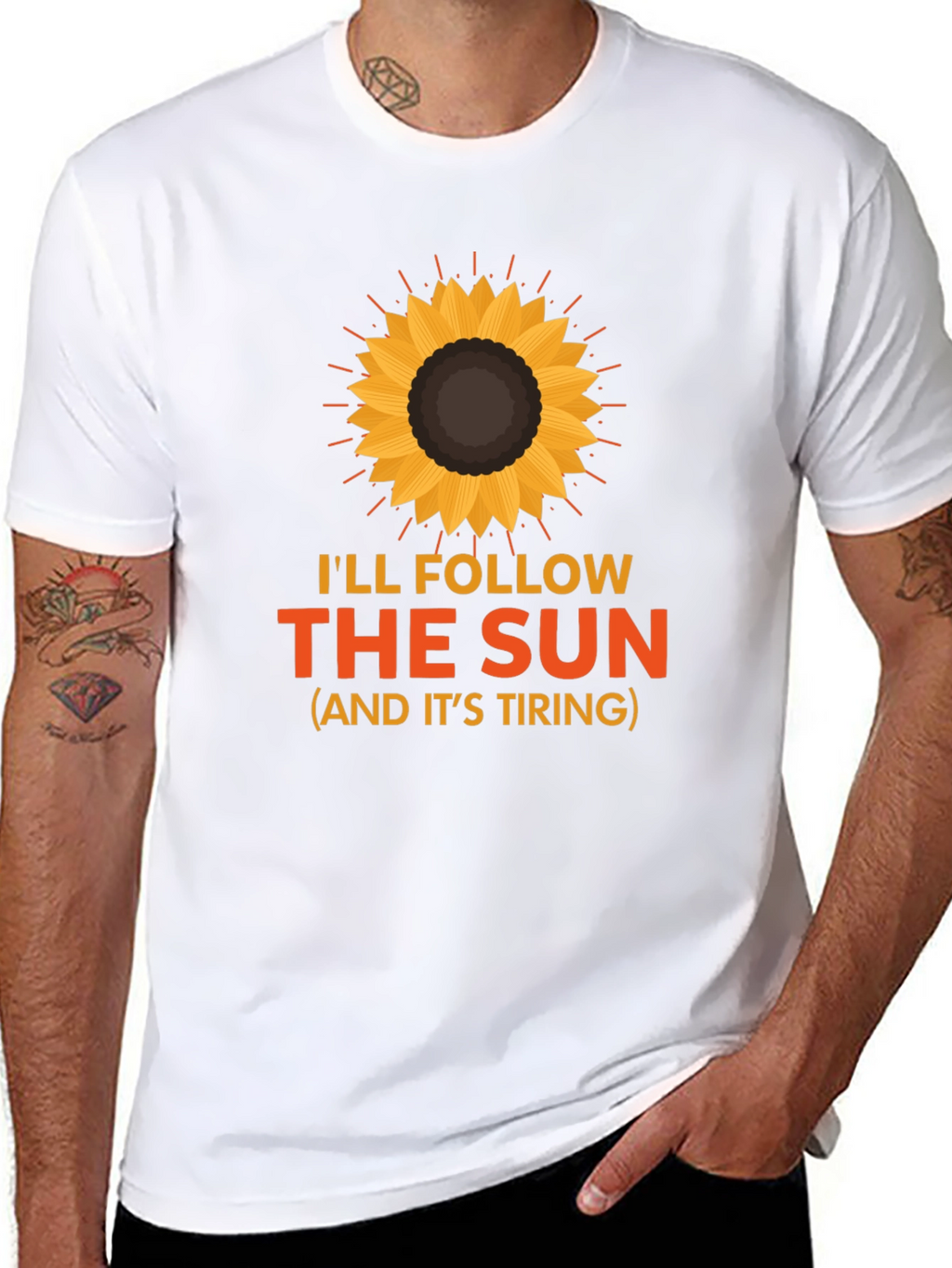 Ill Follow the Sun Graphic Tee - Black