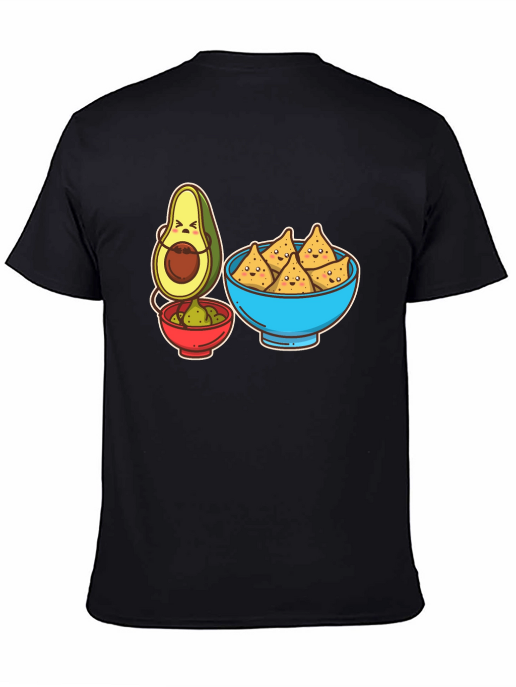 Avocado & Chips Graphic T-Shirt - Funny Foodie Tee
