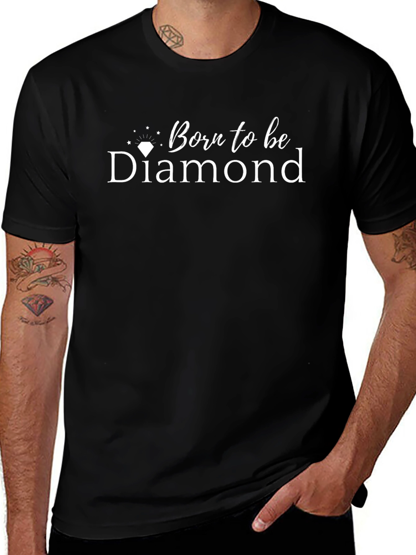 Born to be Diamond Graphic Tee - Unisex