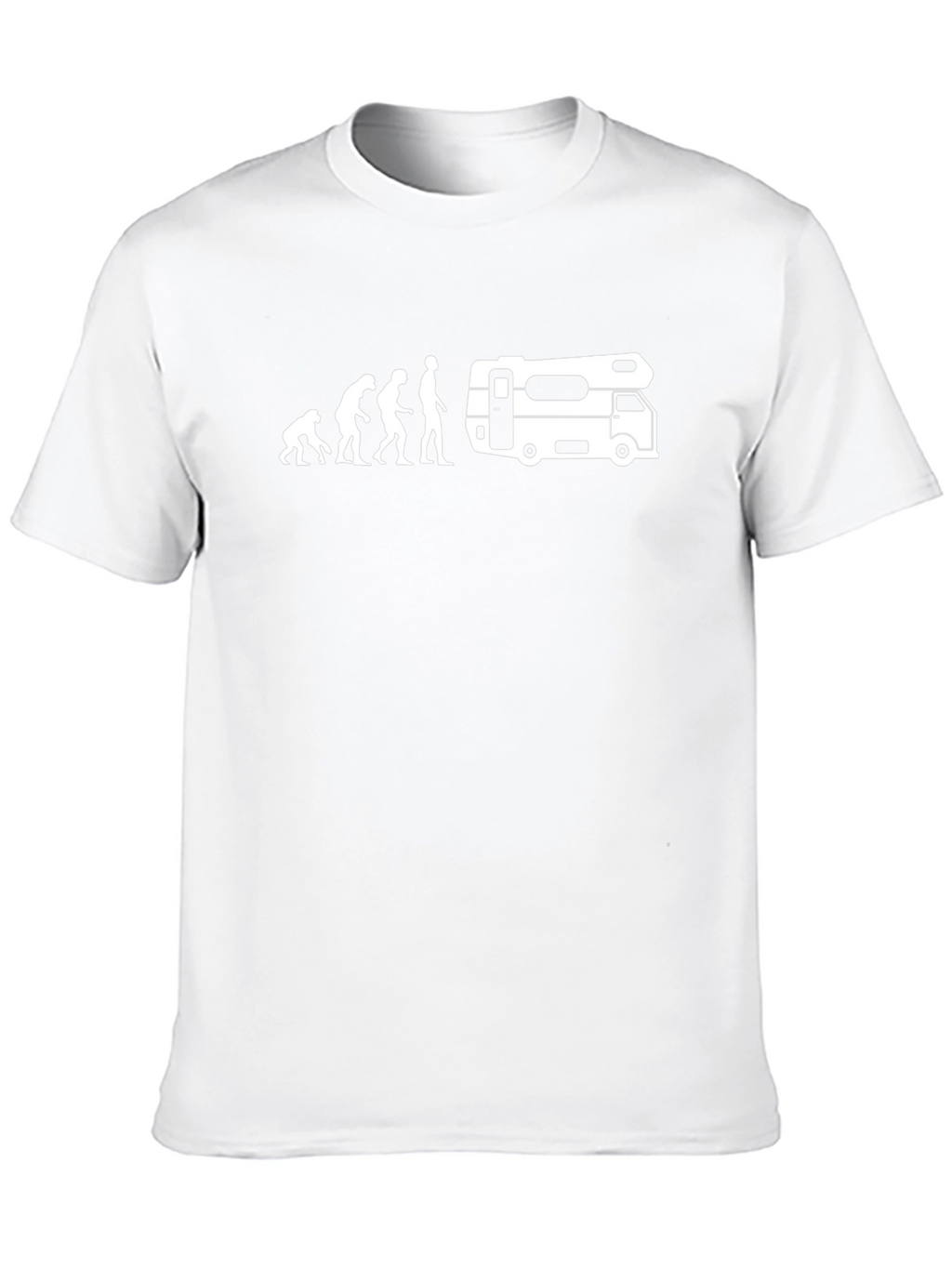 Evolution to RV Camper T-Shirt - Black Cotton Tee