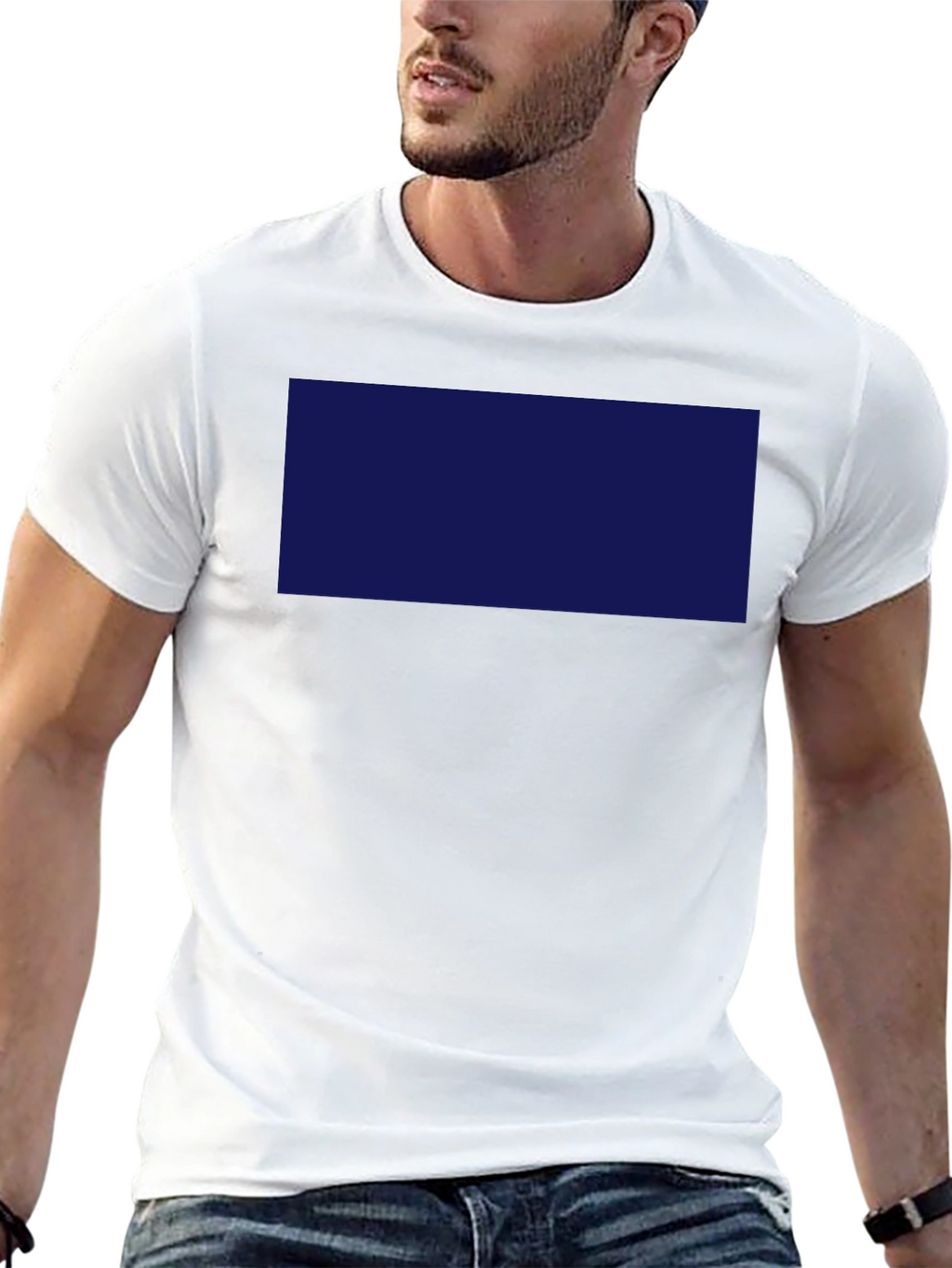 Mens Black Short Sleeve Crew Neck T-Shirt