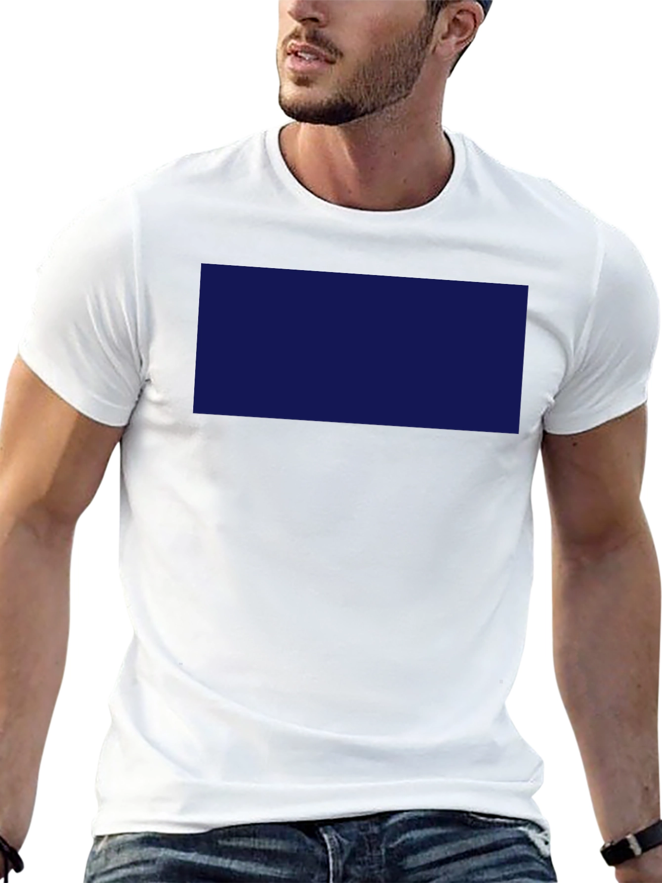 Mens Black Short Sleeve Crew Neck T-Shirt