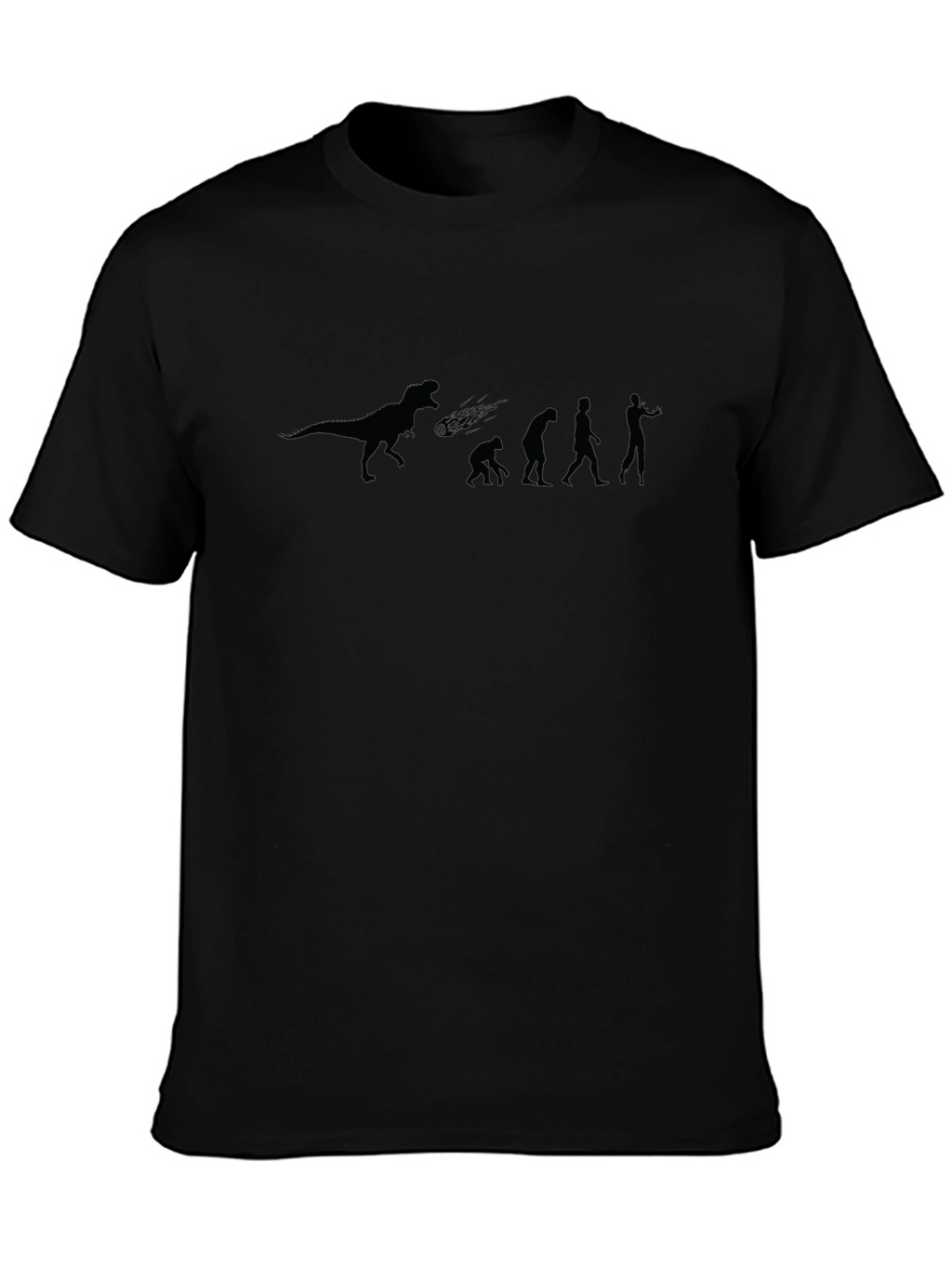 Evolution Funny T-Shirt: Dinosaur to Man