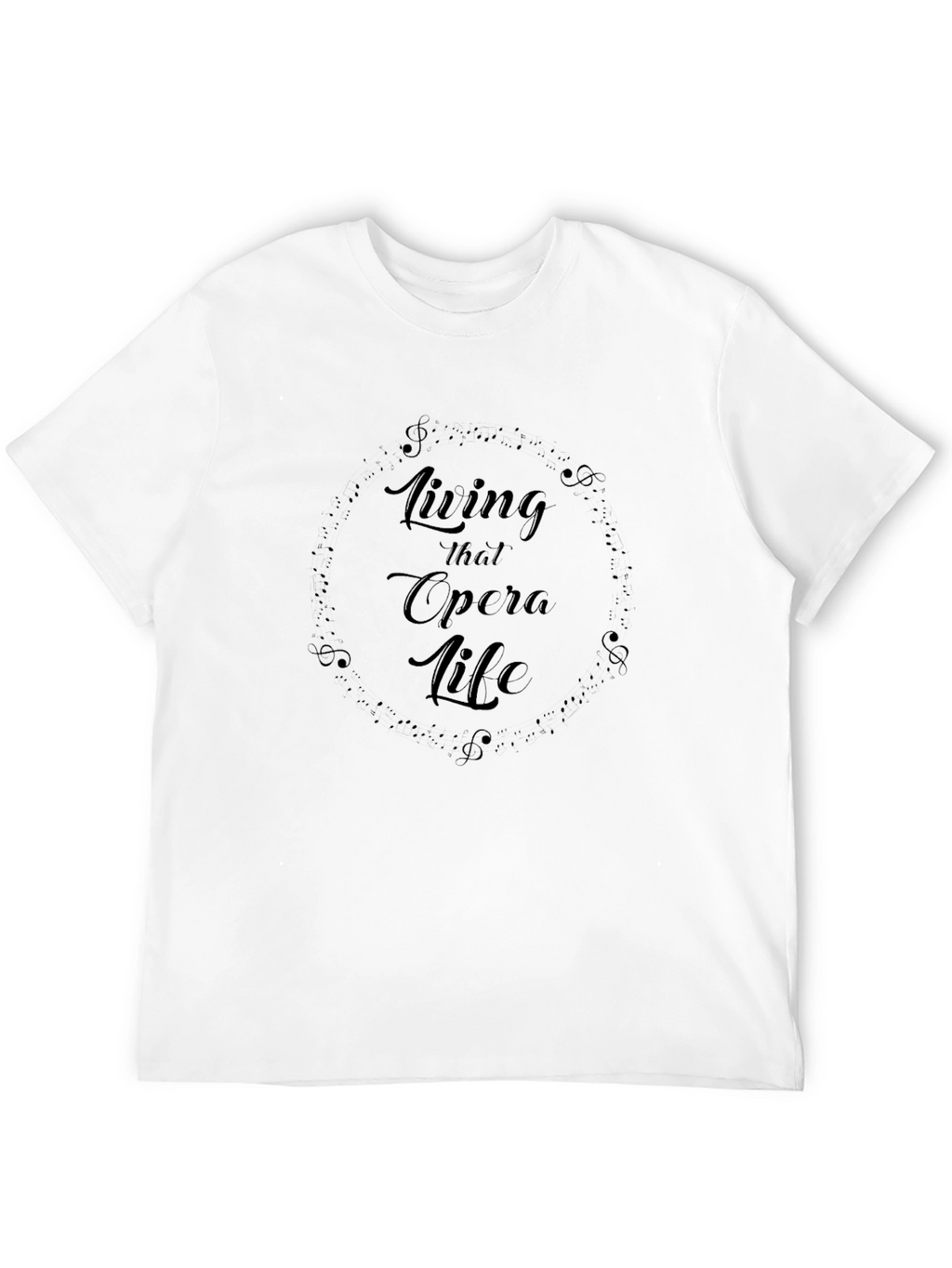 Opera Life Black Graphic Tee