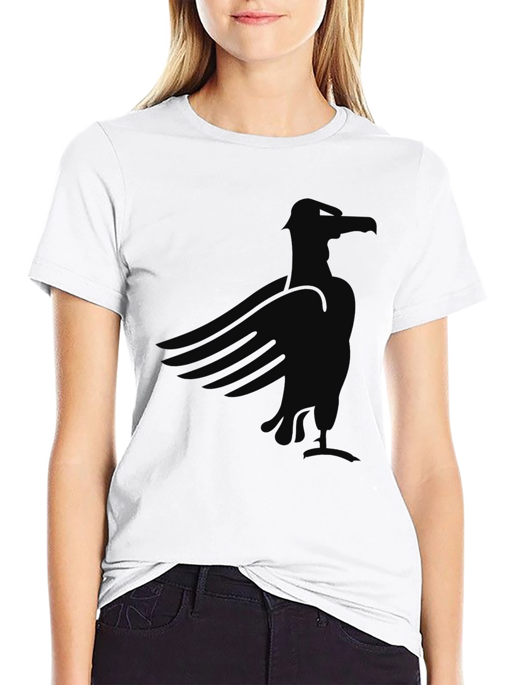 Black Eagle Graphic Tee - Mens Casual Shirt