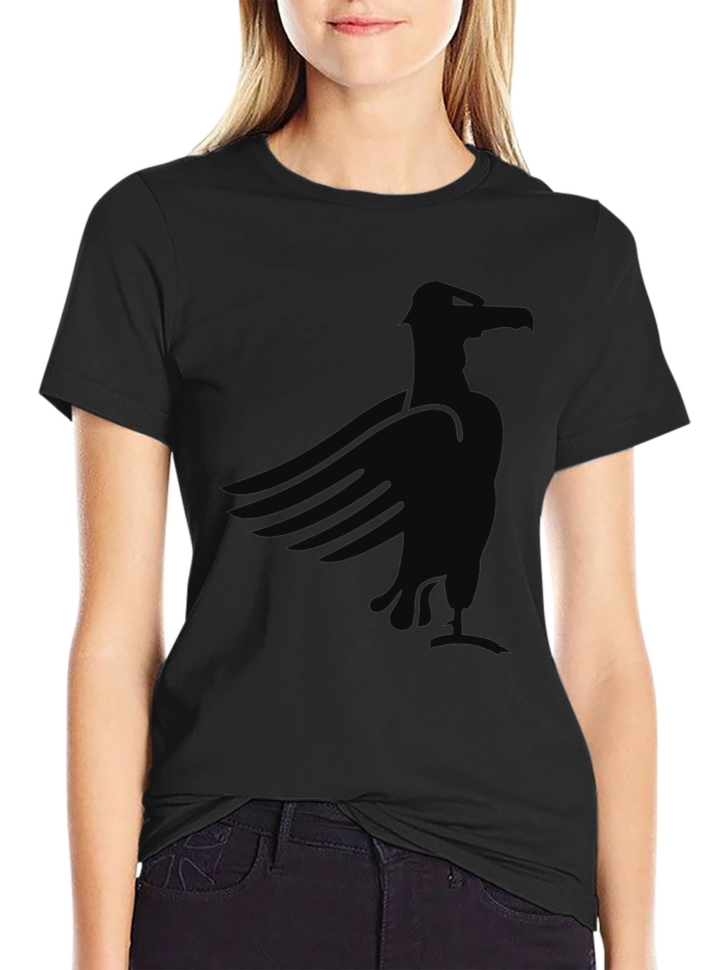 Black Eagle Graphic Tee - Mens Casual Shirt