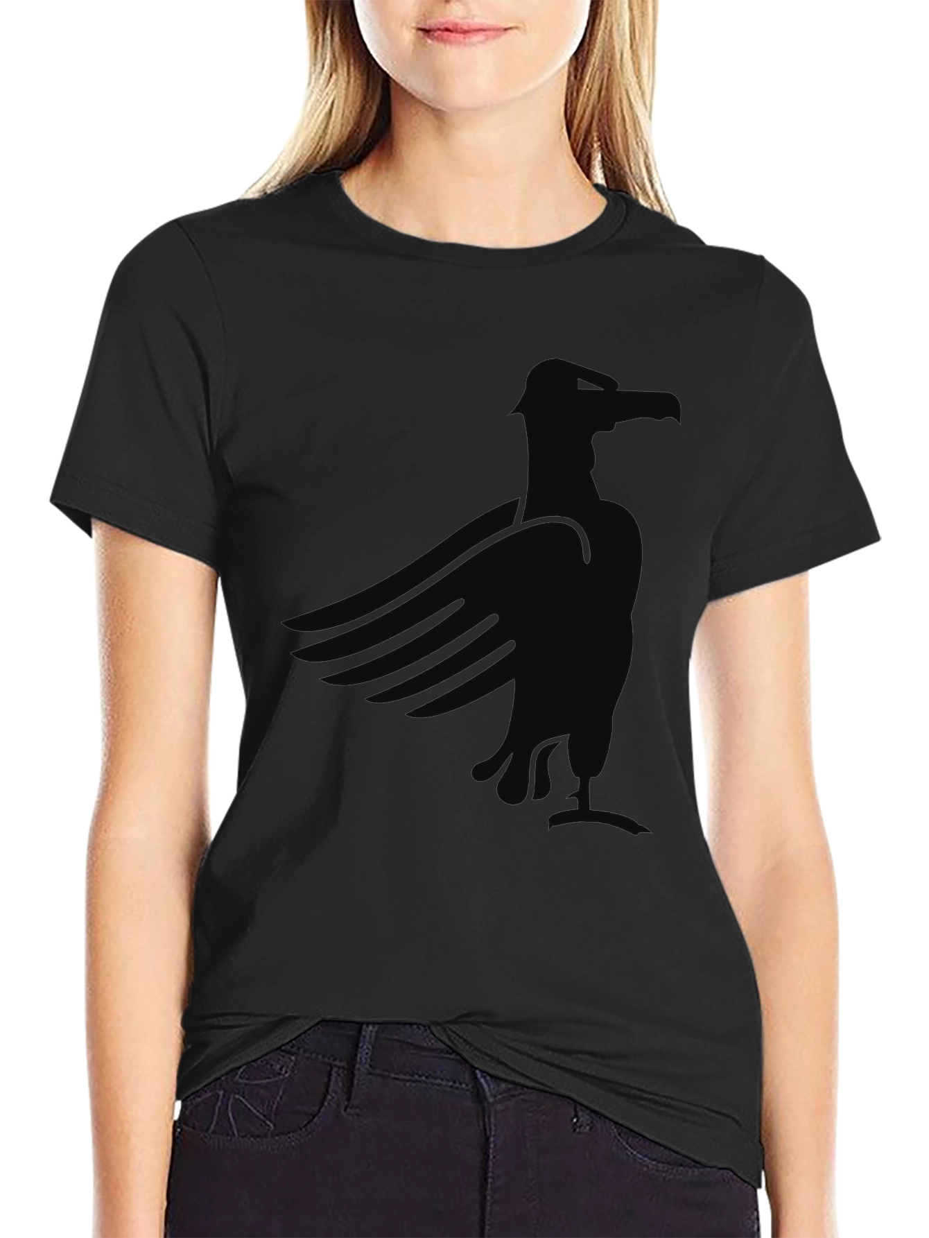 Black Eagle Graphic Tee - Mens Casual Shirt