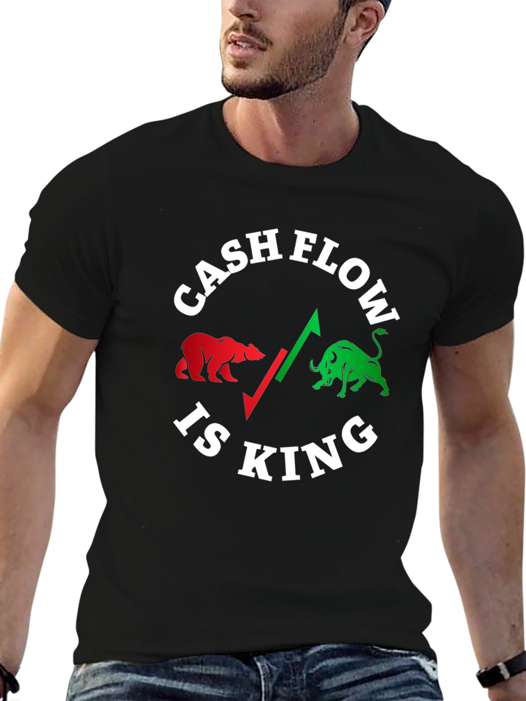 Cash Flow Is King Graphic T-Shirt