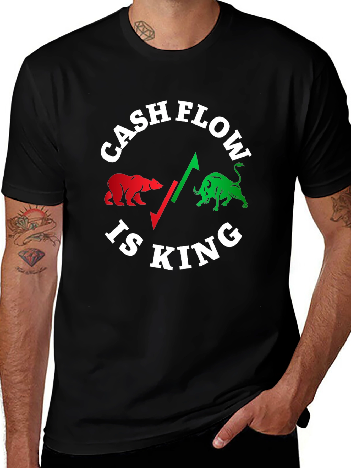 Cash Flow Is King Graphic T-Shirt