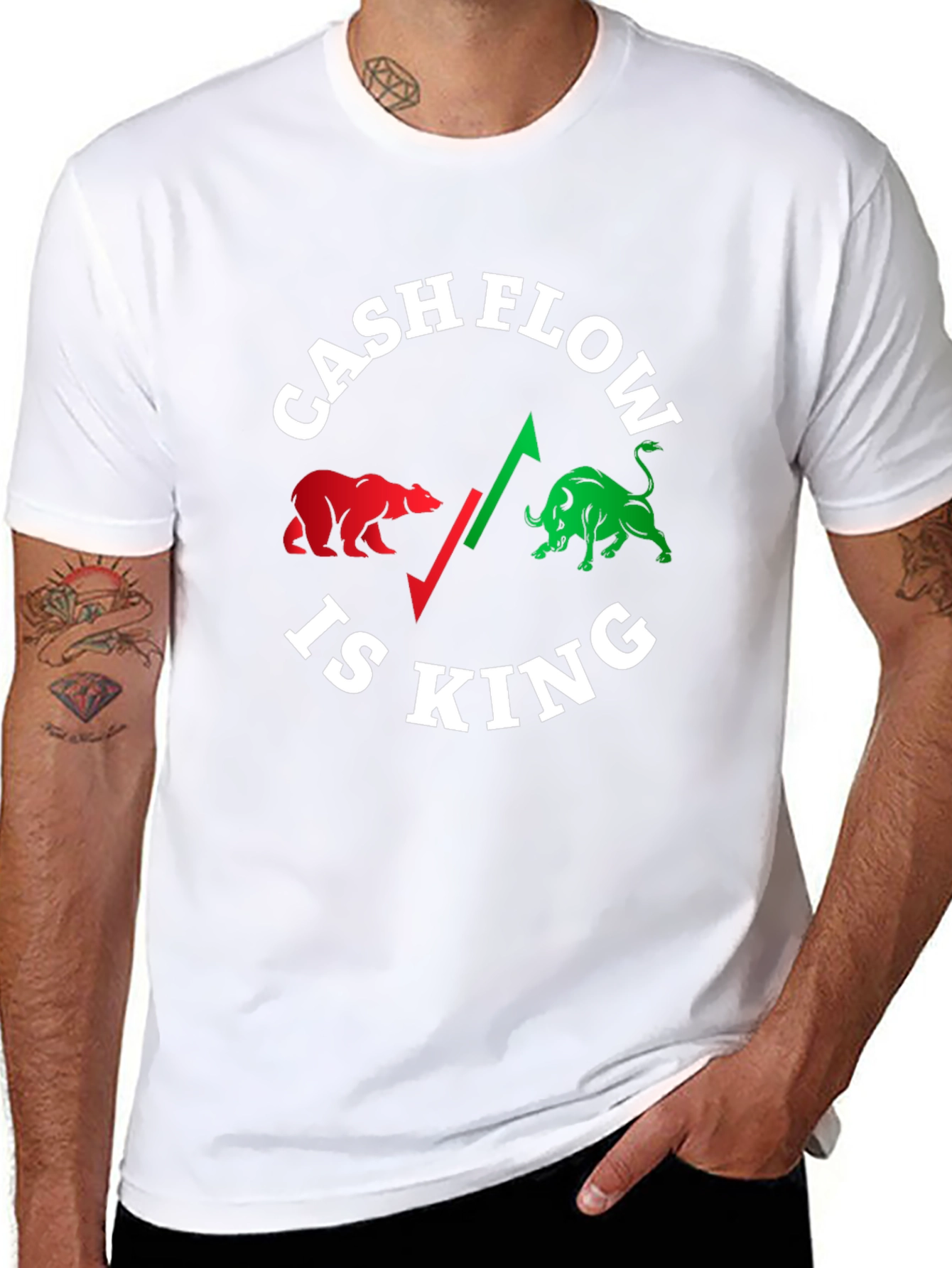 Cash Flow Is King Graphic T-Shirt