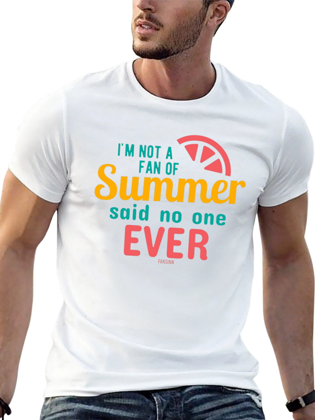 Summer Graphic Tee: Im Not A Fan