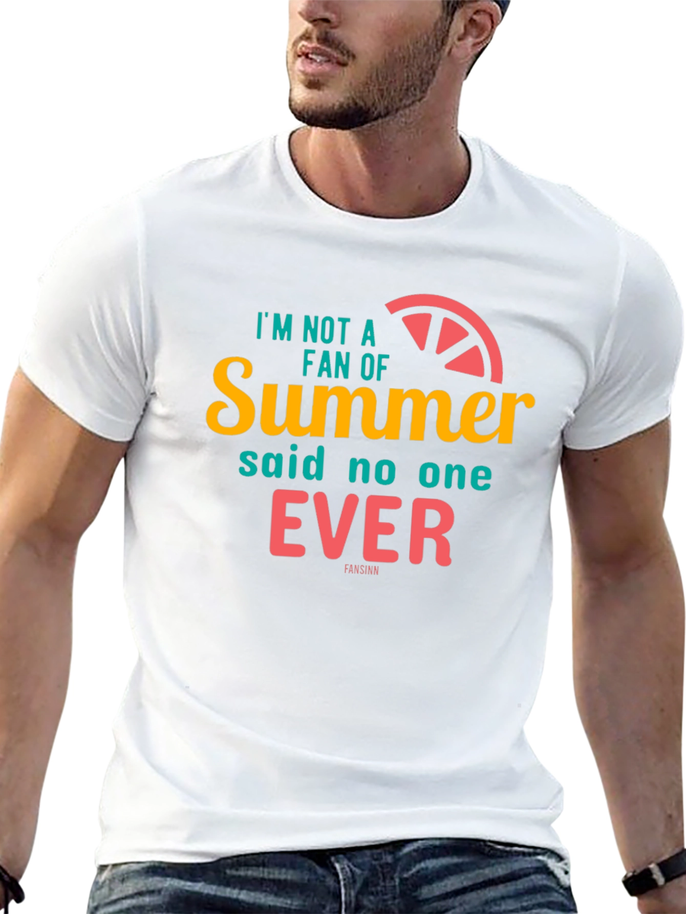 Summer Graphic Tee: Im Not A Fan
