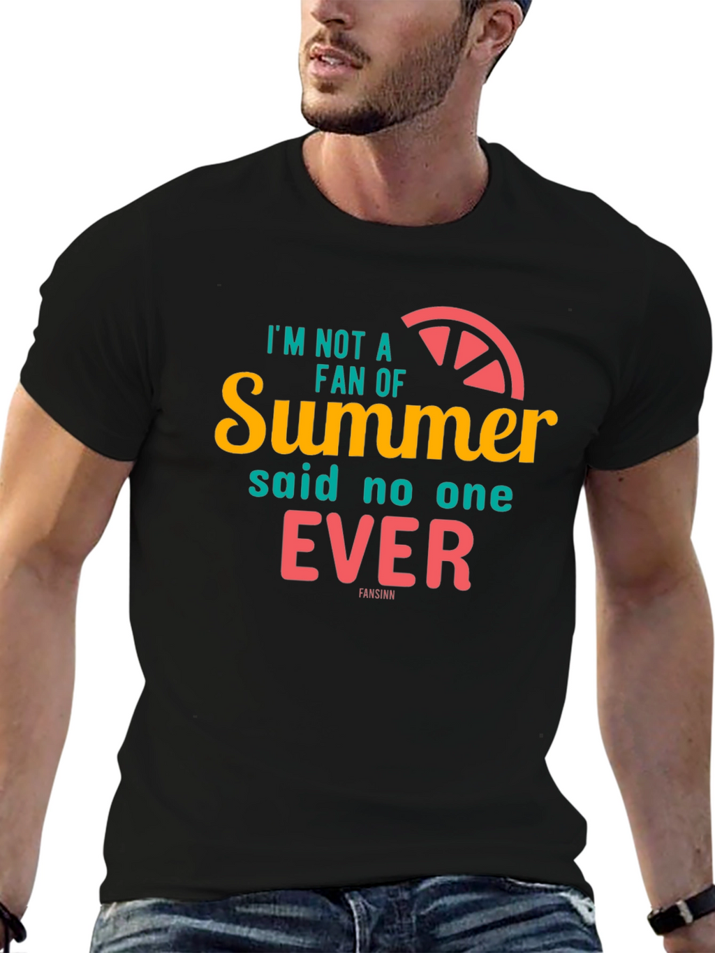 Summer Graphic Tee: Im Not A Fan