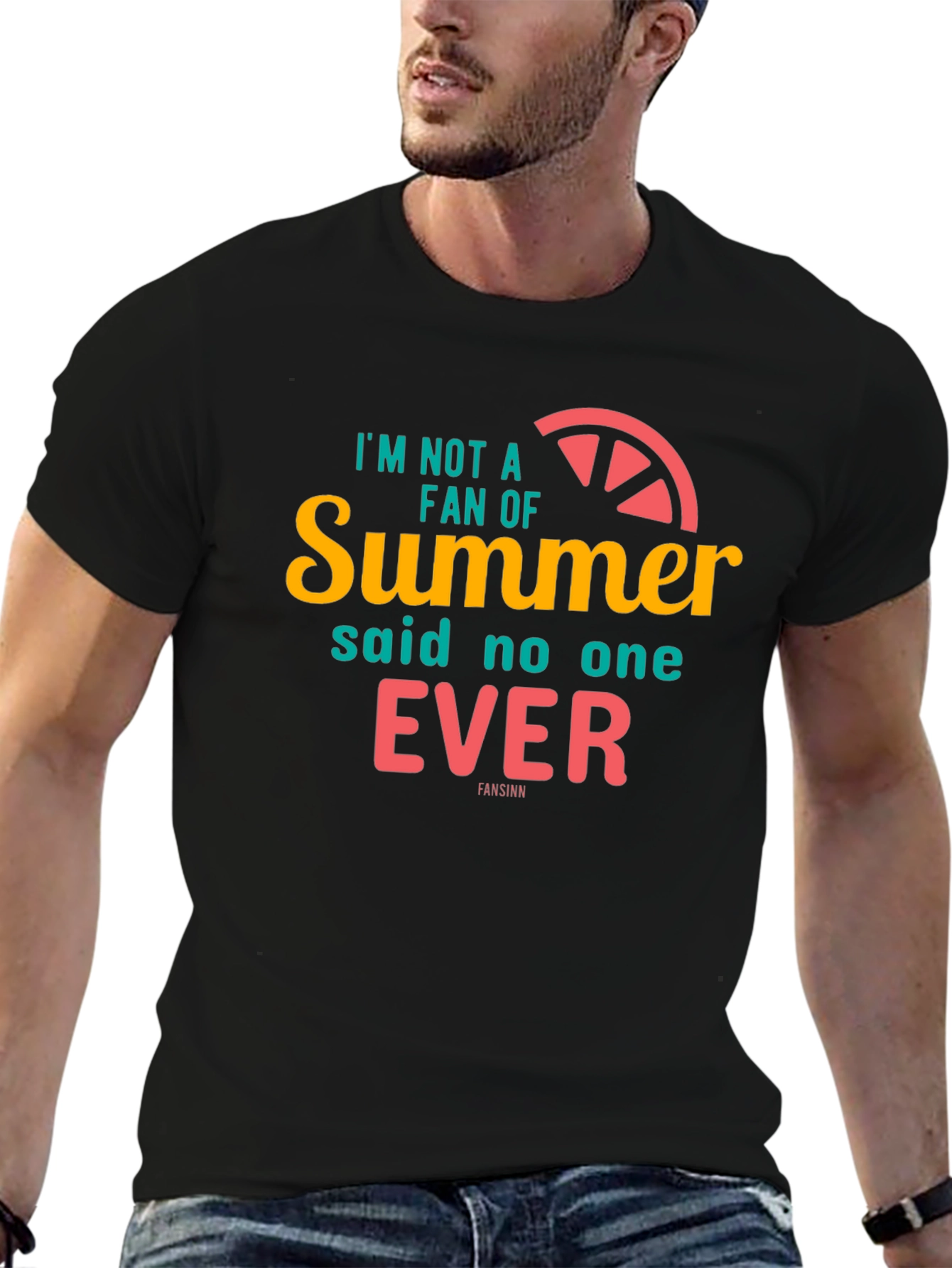 Summer Graphic Tee: Im Not A Fan