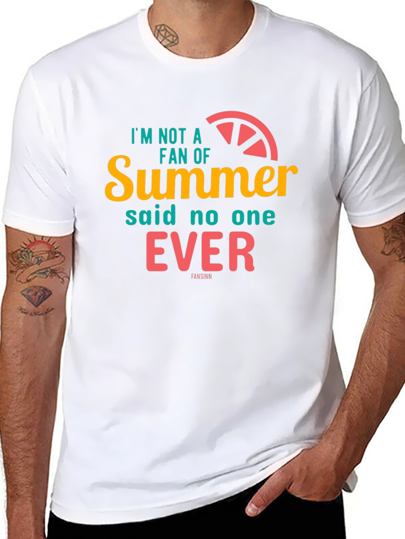 Summer Graphic Tee: Im Not A Fan