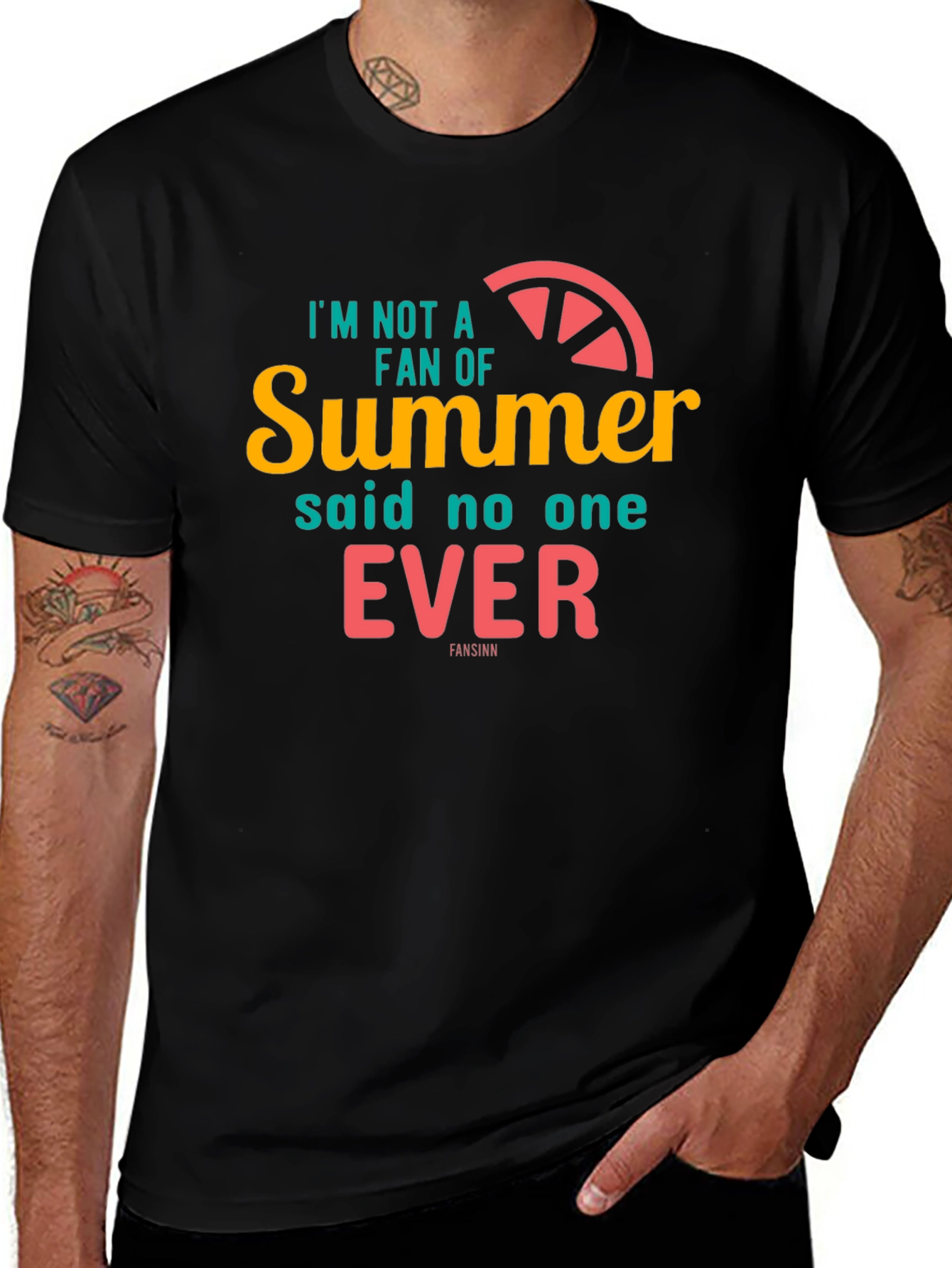 Summer Graphic Tee: Im Not A Fan
