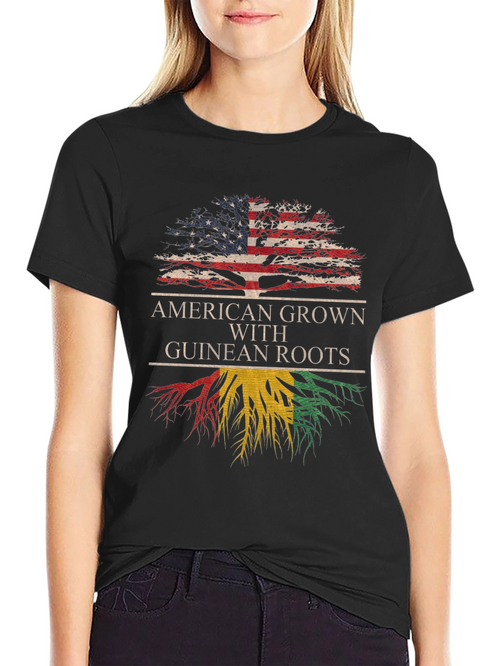 American Grown with Guinean Roots T-Shirt