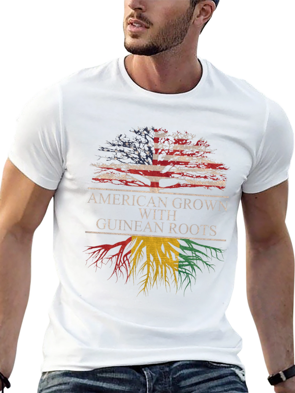 American Grown with Guinean Roots T-Shirt