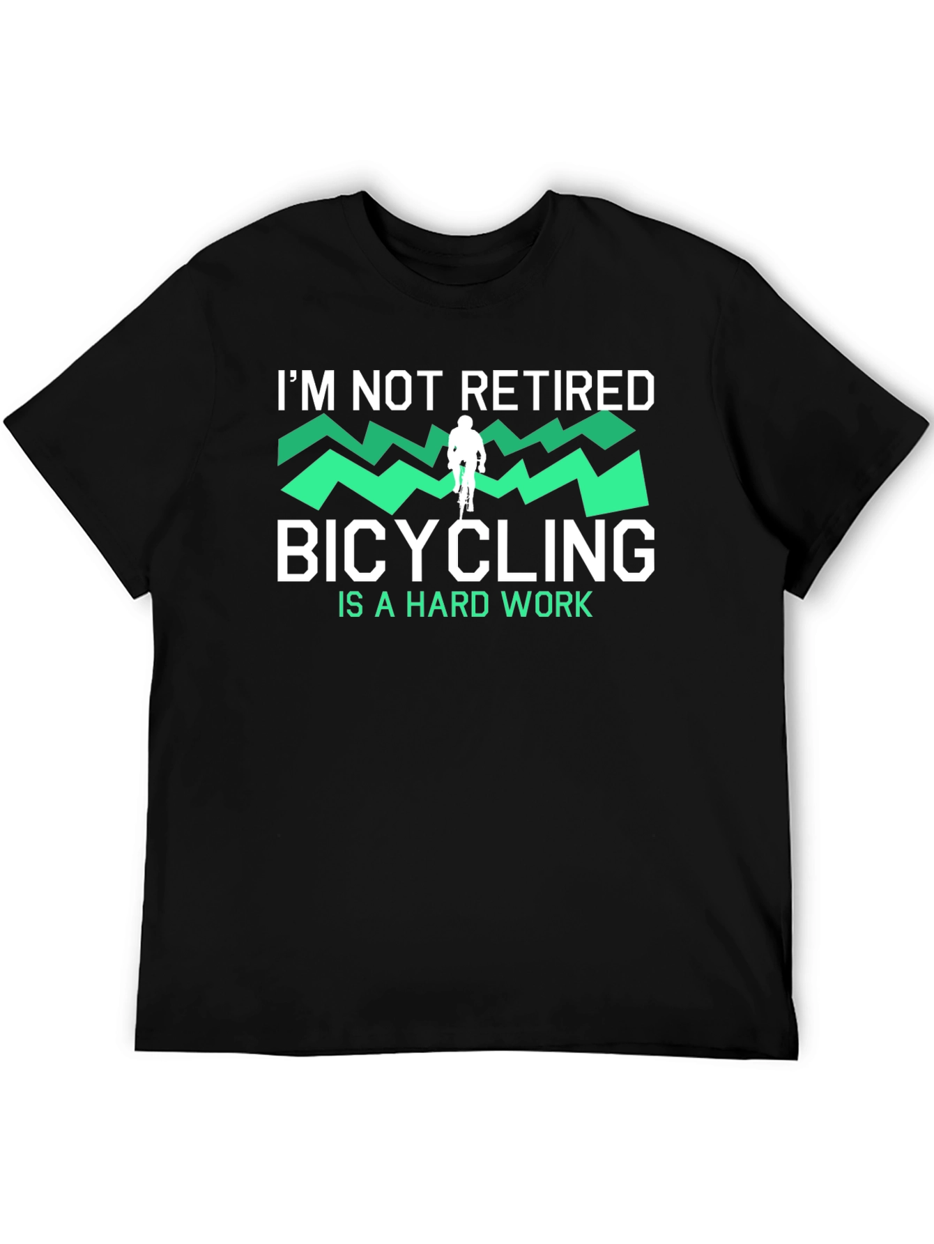 Bicycling Hard Work T-Shirt - Funny Cyclist Tee