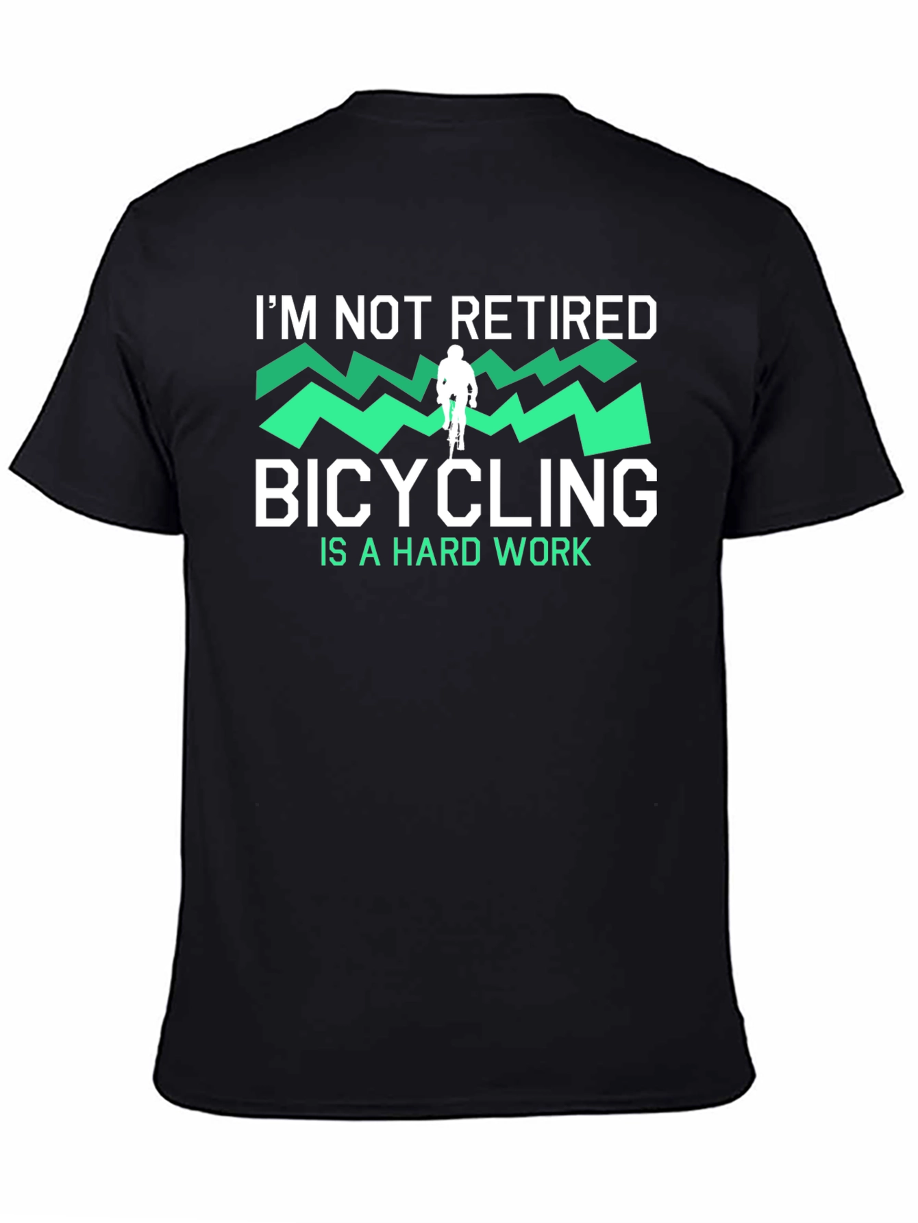 Bicycling Hard Work T-Shirt - Funny Cyclist Tee
