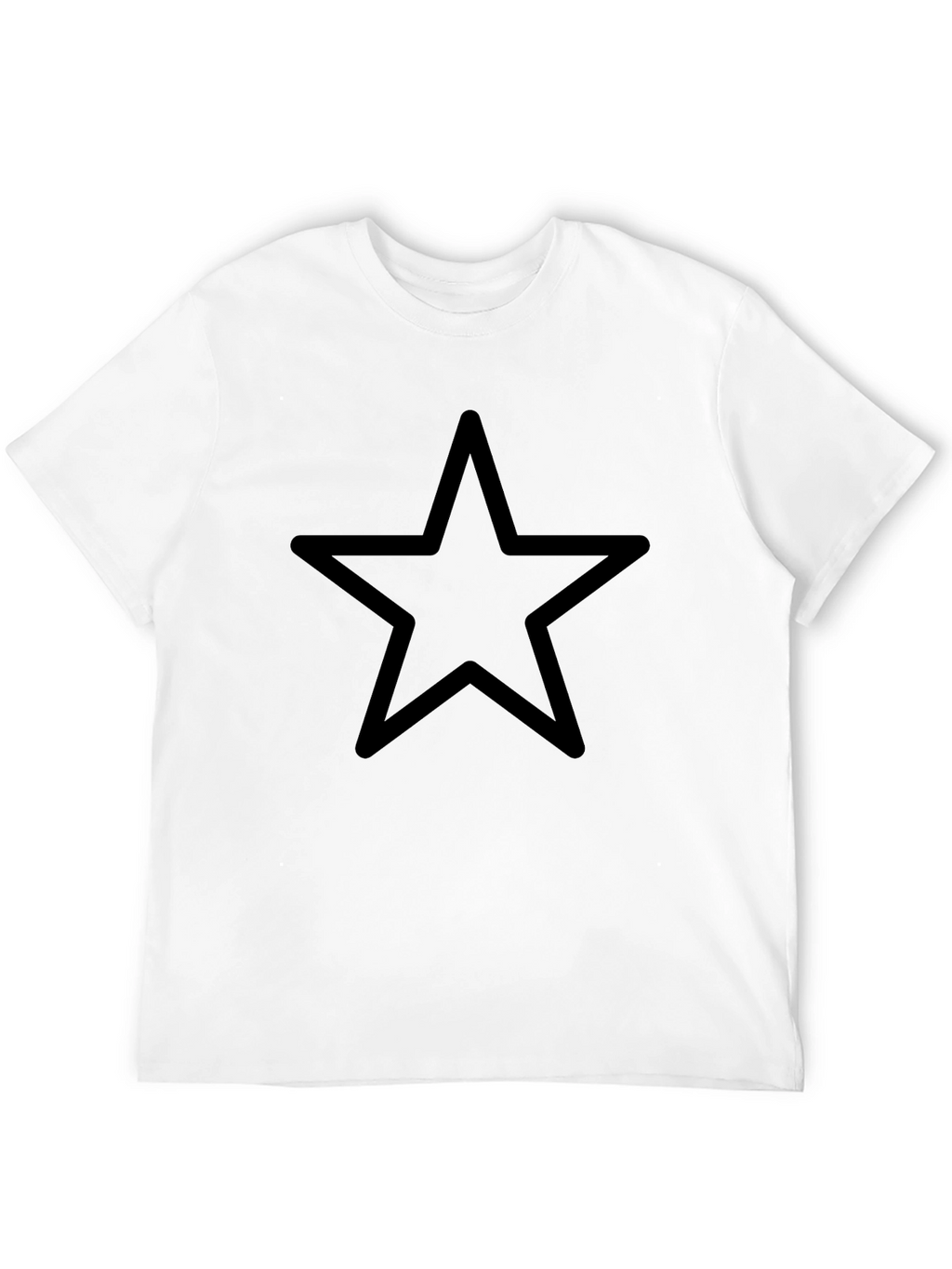 Minimalist Black Star Graphic Tee
