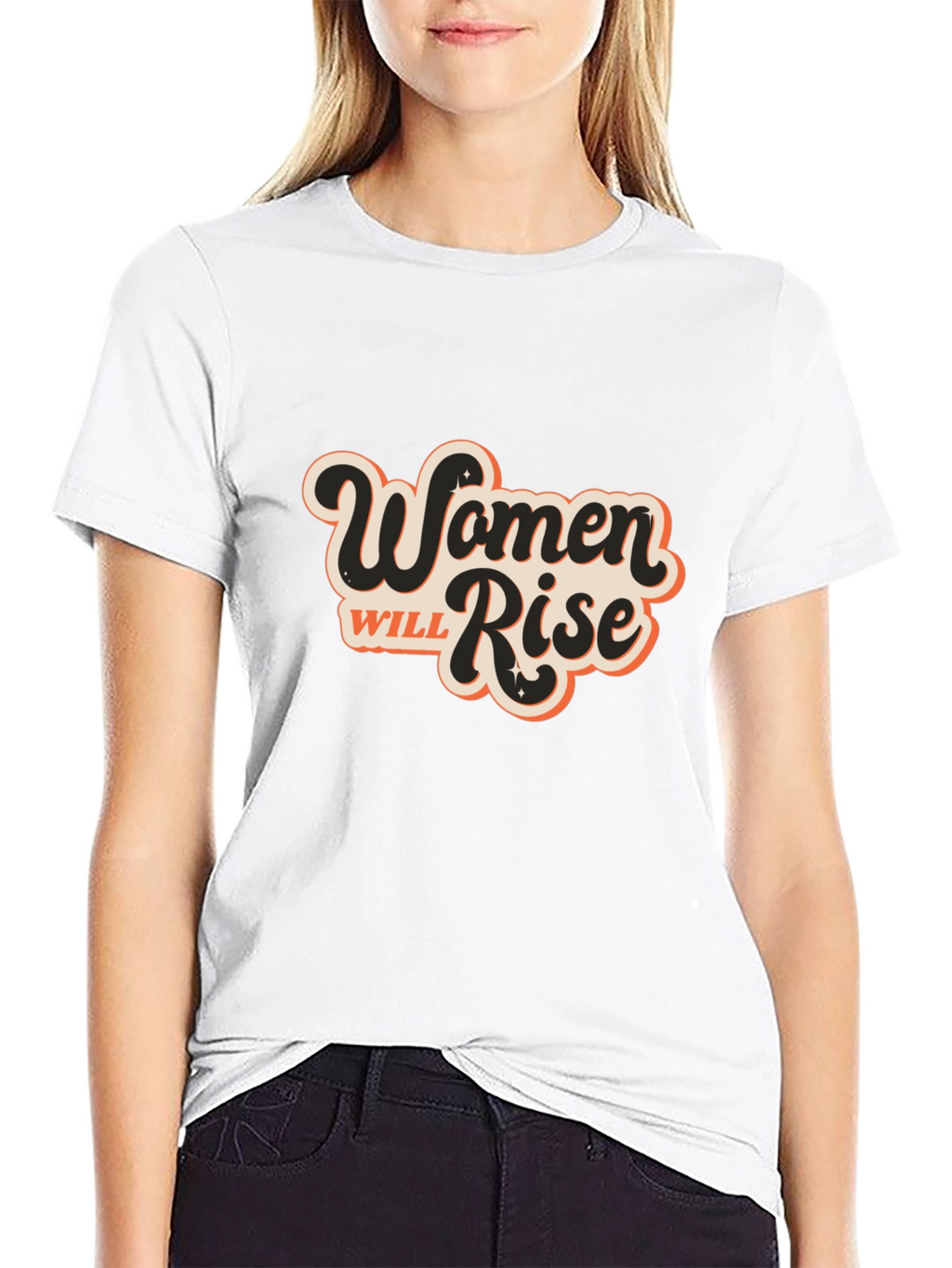 Women Will Rise Graphic T-Shirt - Black