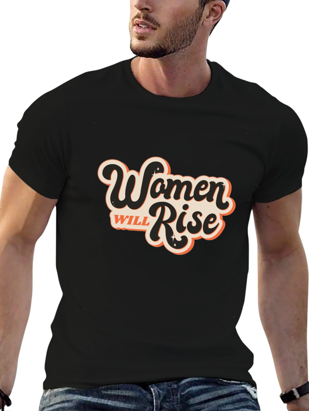 Women Will Rise Graphic T-Shirt - Black