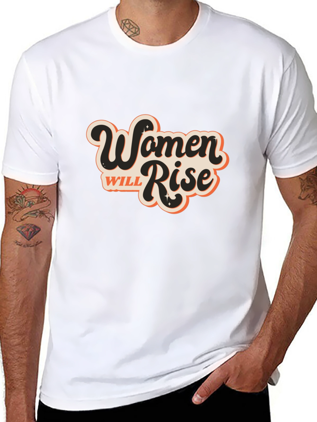 Women Will Rise Graphic T-Shirt - Black