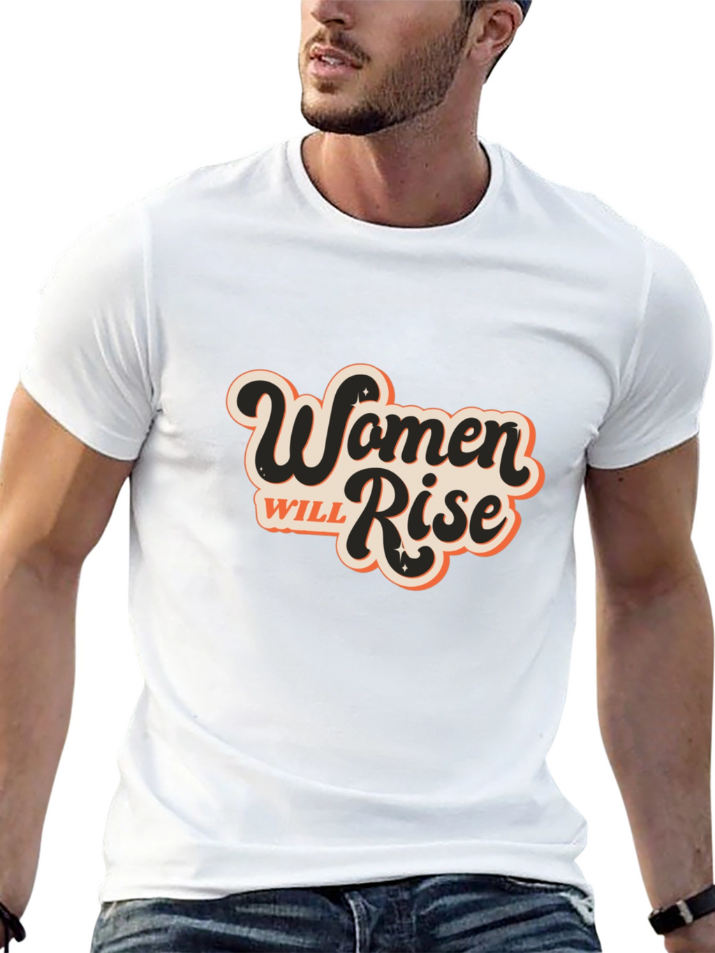 Women Will Rise Graphic T-Shirt - Black