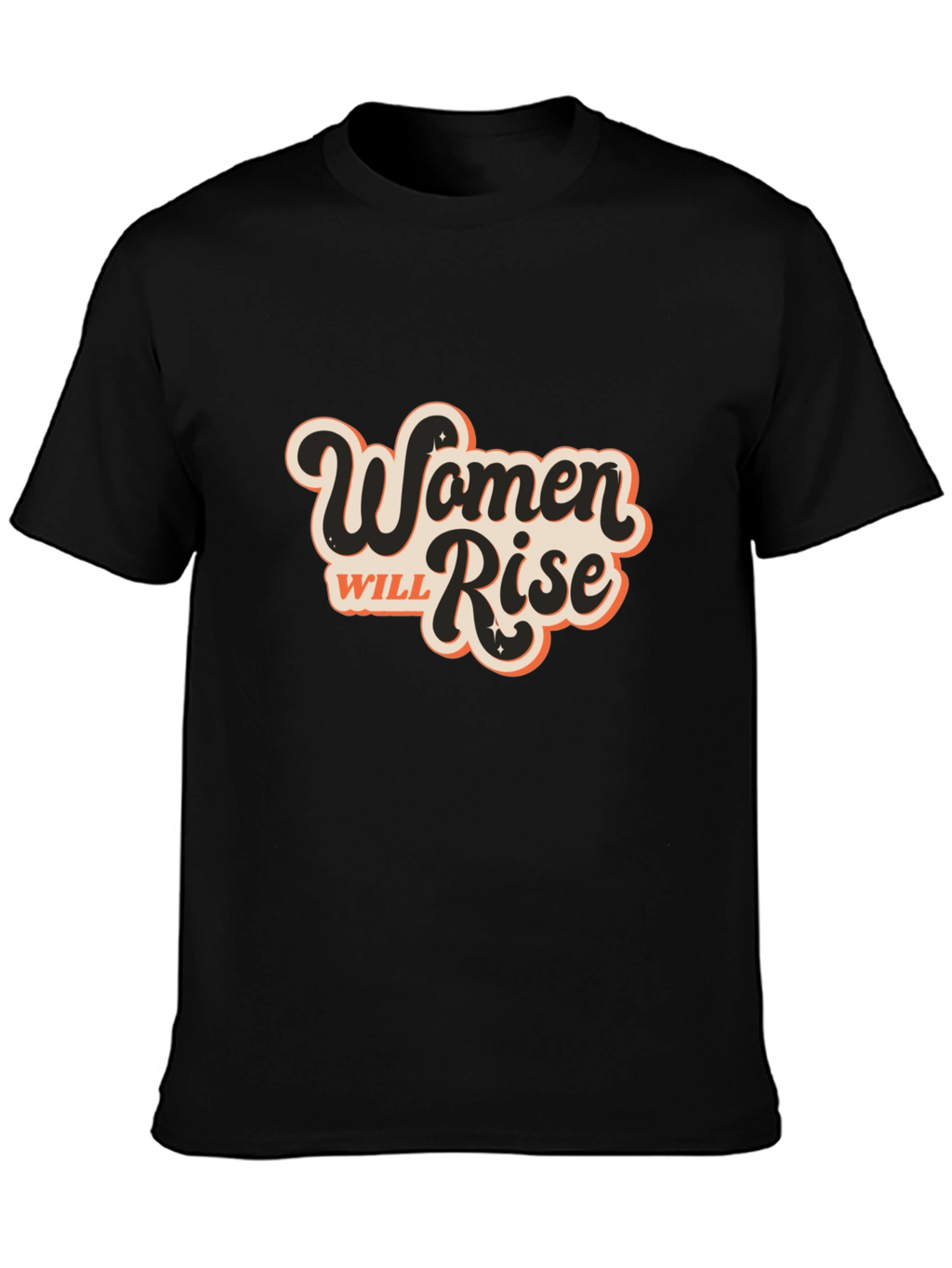 Women Will Rise Graphic T-Shirt - Black