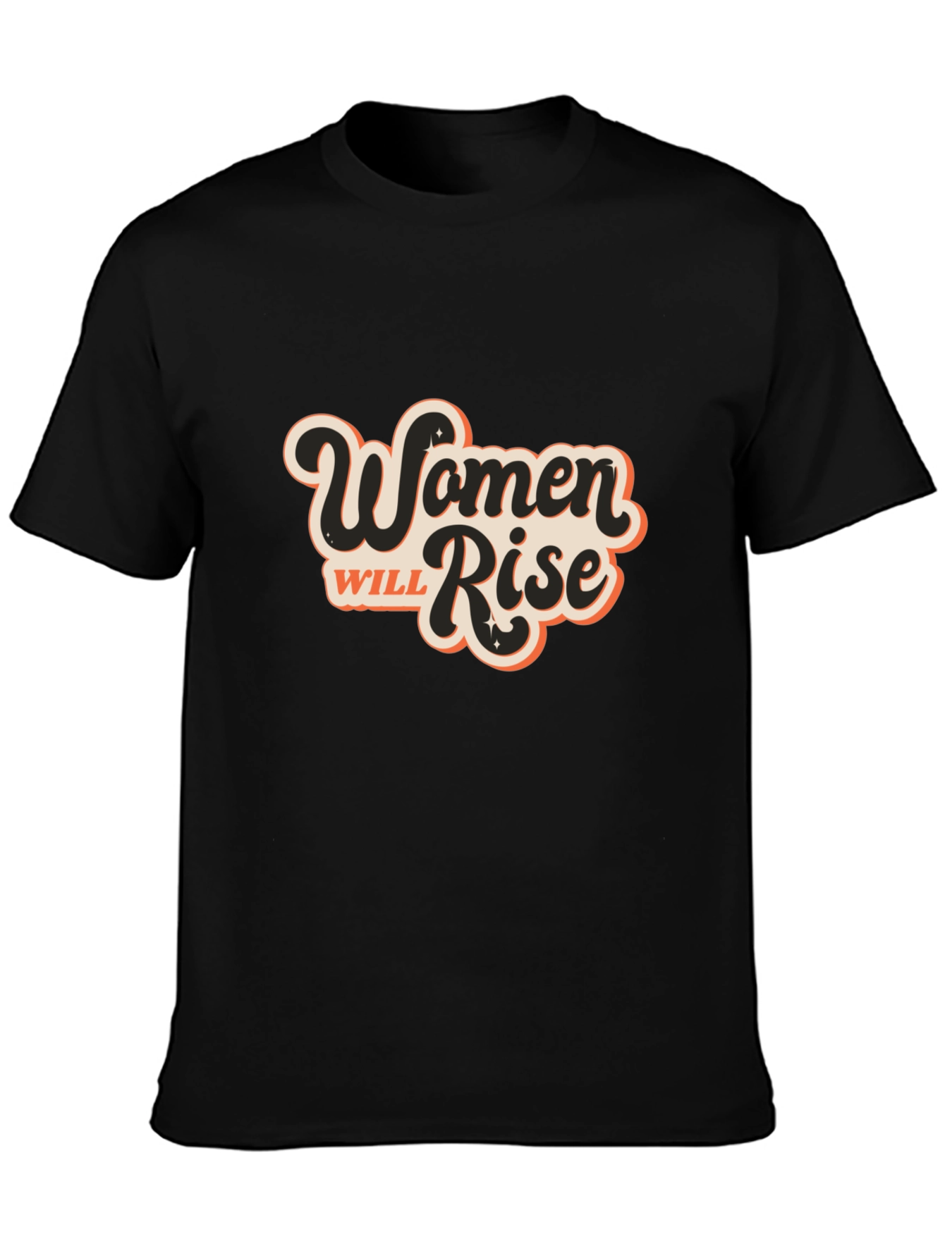 Women Will Rise Graphic T-Shirt - Black
