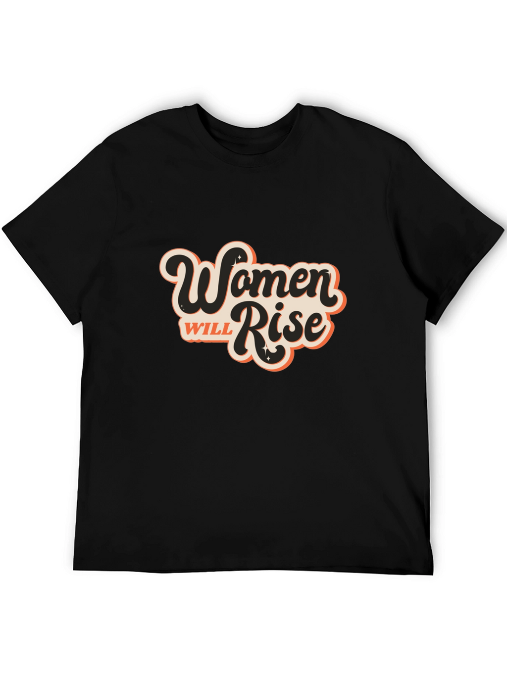 Women Will Rise Graphic T-Shirt - Black