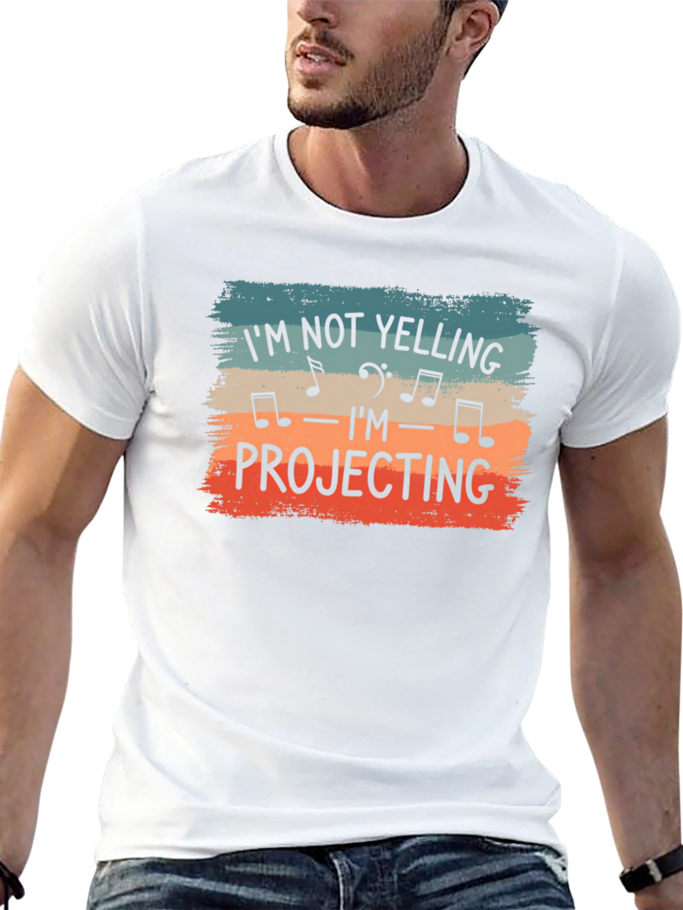 Im Not Yelling Im Projecting Music Shirt
