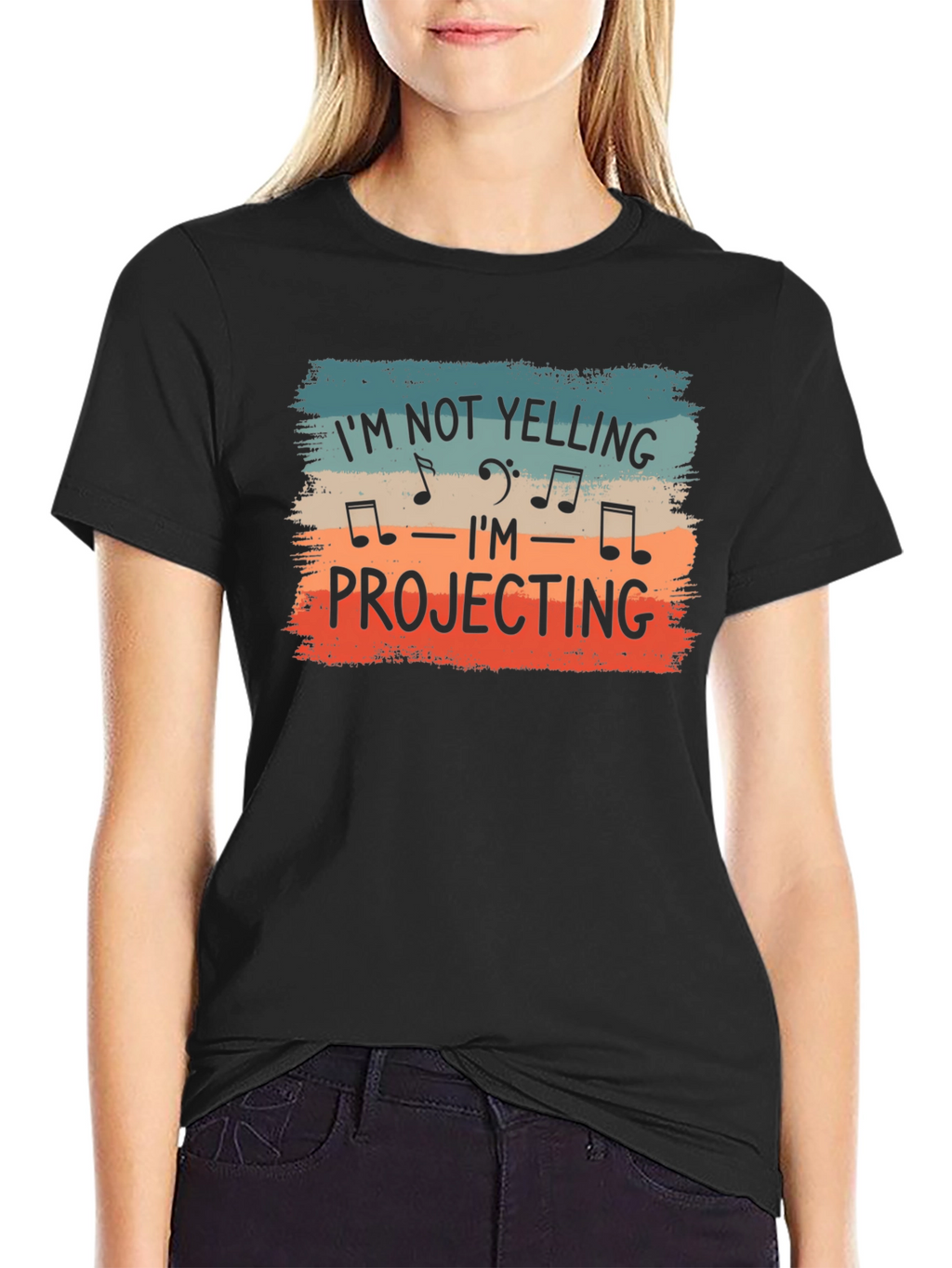 Im Not Yelling Im Projecting Music Shirt