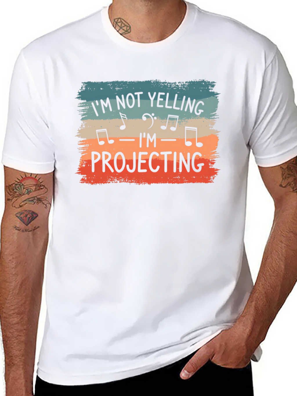 Im Not Yelling Im Projecting Music Shirt