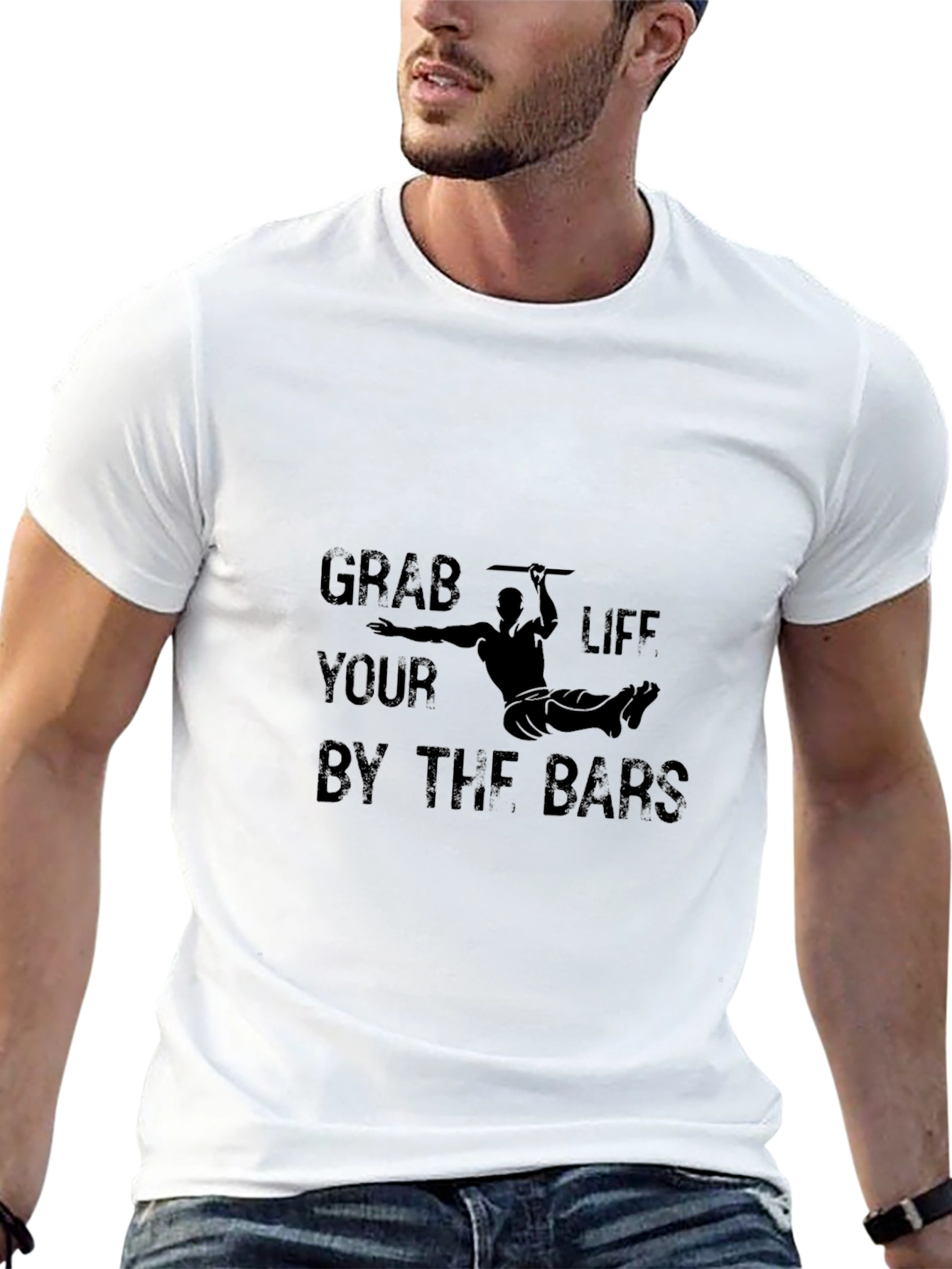 Grab Life By The Bars Graphic T-Shirt