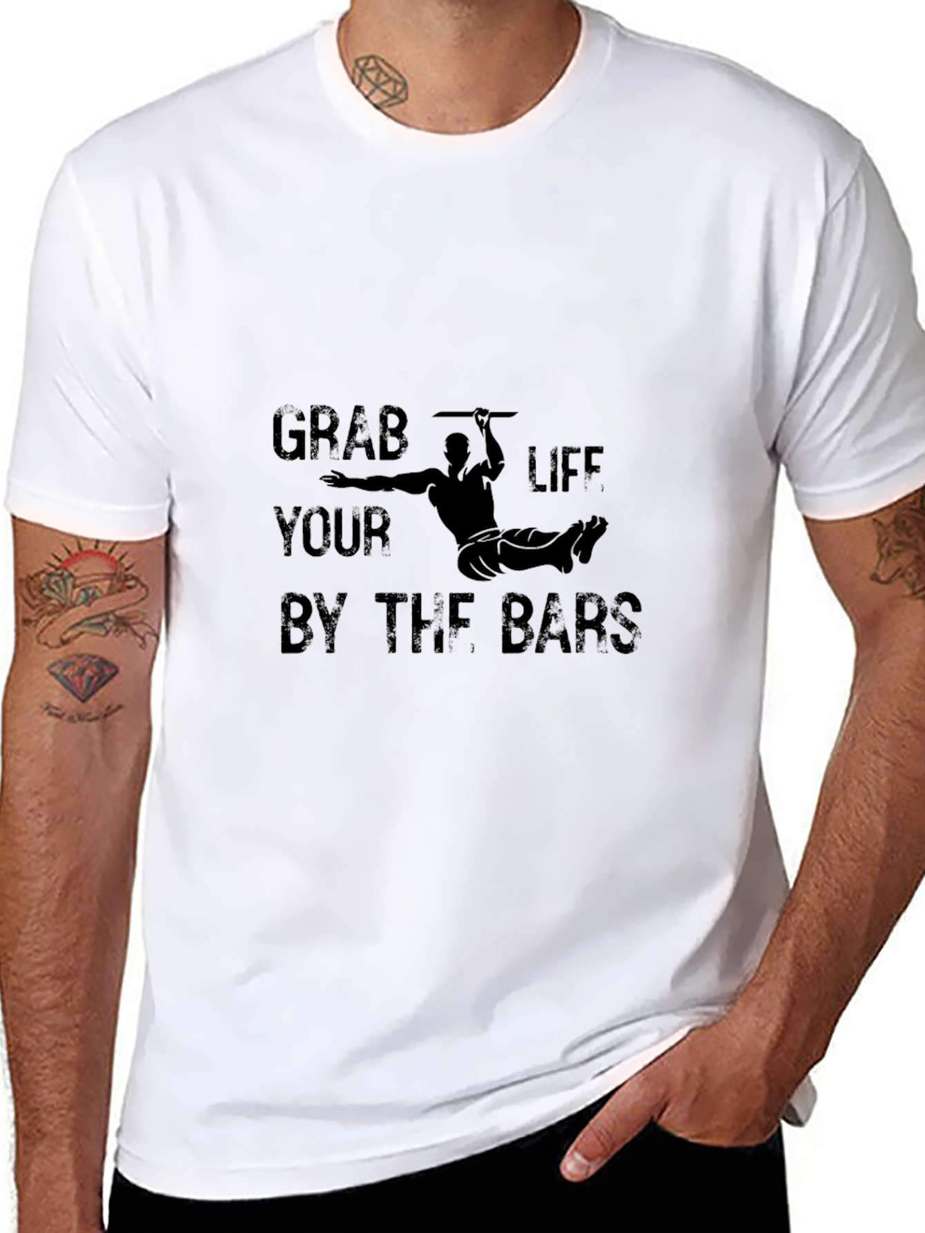 Grab Life By The Bars Graphic T-Shirt