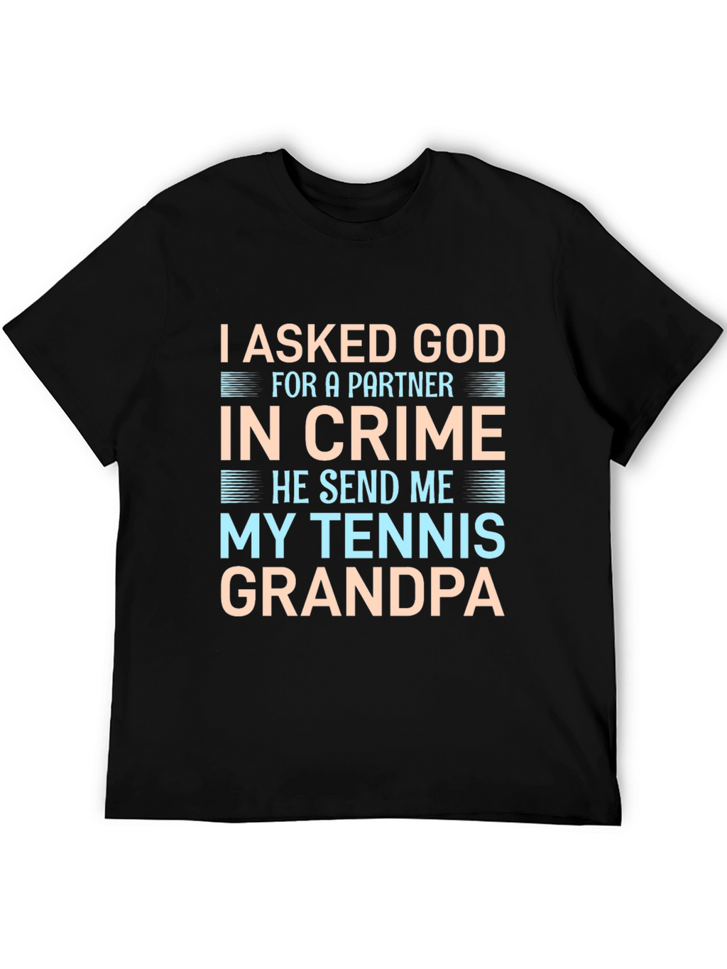 Tennis Grandpa Graphic T-Shirt